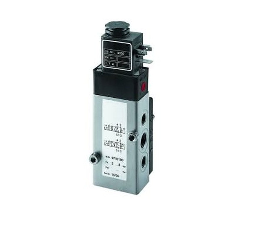 Norgren Spool Valve - 5/2 Way, 3/2 Way Solenoid/Spring NPT, ISO G 97100 Series 230 V ac, 24V dc