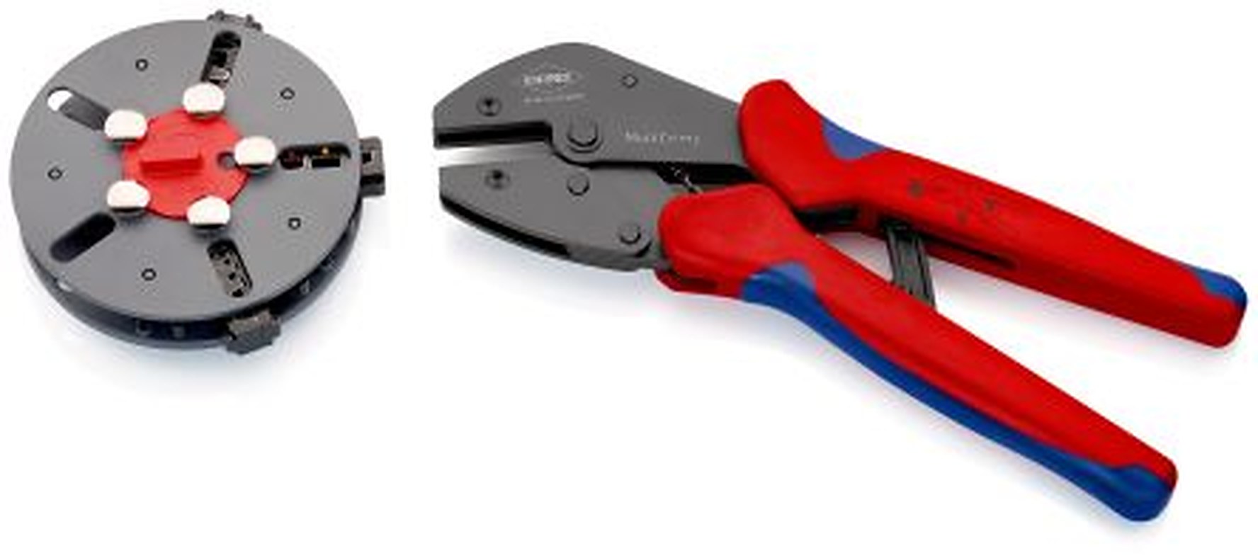 Knipex MultiCrimp® 1 mm Crimp Tool MultiCrimp for With 3 interchangeable dies set