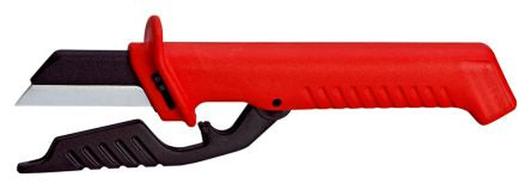 Knipex Cable Knife with Replaceable Blade VDE/1000V Approved, 190 mm Overall, 50 mm Blade Stainless Steel