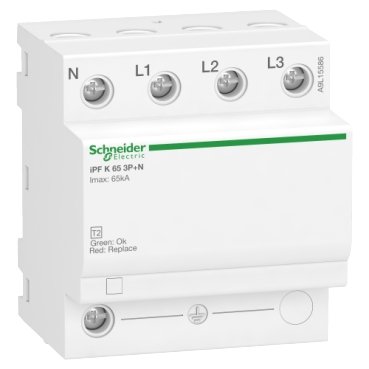 iPF K 65 modular surge arrester - 3 poles + N - 340V (iPF K 65 modular surge arrester) is a Schneider Electric product. Designed for reliable performance and long service life. Available across Iraq — contact us for pricing and delivery options.