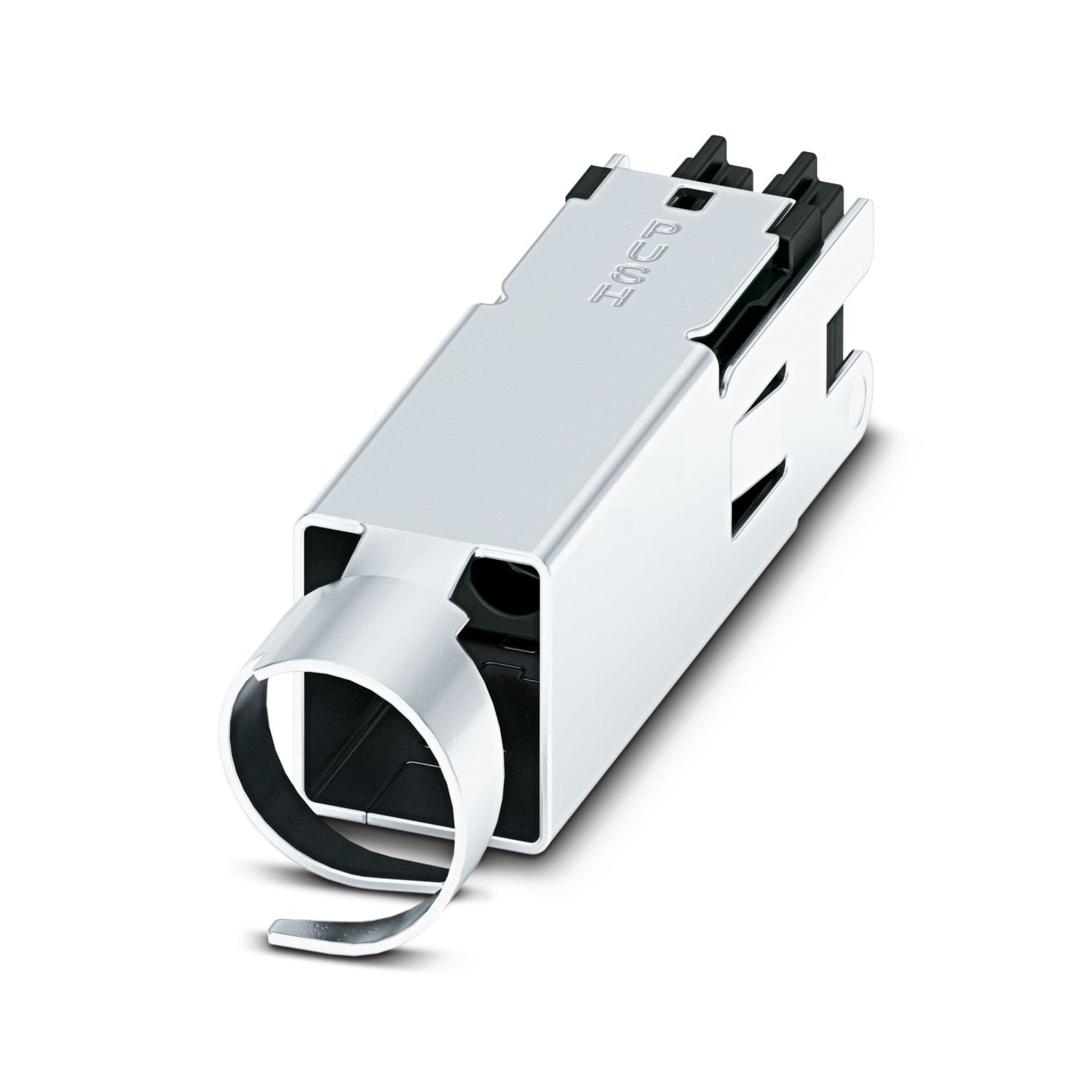 PCB connector, nominal cross section: 0.34 mm 2 , color: black, nominal current: 5 A, rated voltage (III/2): 160 V, contact surface: Au, contact connection type: Socket, number of rows: 2, number of positions: 2, product range: DMCC 0,5/..-ST-SHL, pitch: 2.54 mm, connection method: Crimp connection, conductor/PCB connection direction: 0 °, plug-in system: COMBICON DFMC 0,5 lock & shielded, Electrical properties: shielded, locking: shielded connection, mounting method: Lock & Shield, type of packaging: packe