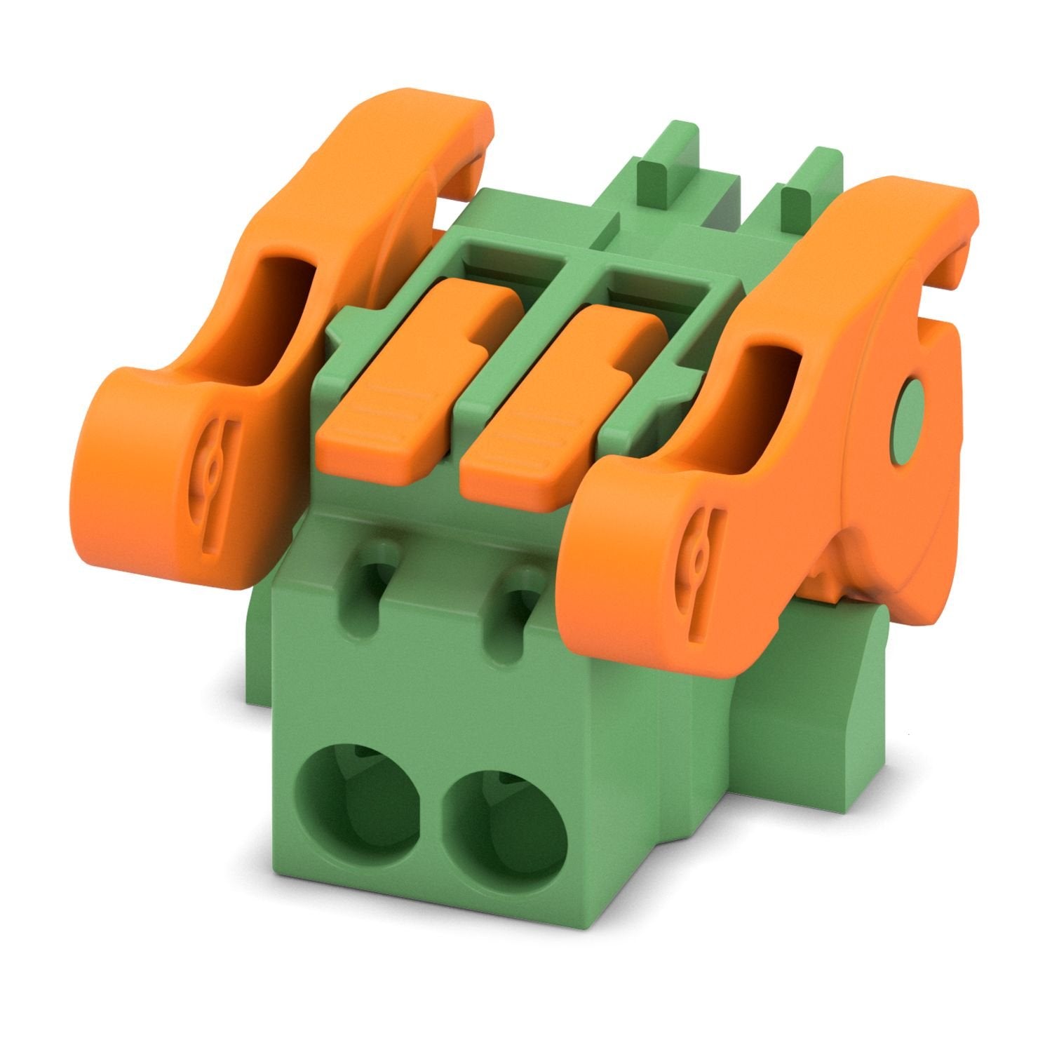 PCB connector, nominal cross section: 1.5 mm 2 , color: green, nominal current: 8 A, rated voltage (III/2): 160 V, contact surface: Sn, contact connection type: Socket, number of rows: 1, number of positions: 2, product range: LPC 1,5/..-ST-LR, pitch: 3.81 mm, connection method: Lever Push-in connection, conductor/PCB connection direction: 0 °, locking clip: - without locking clip, plug-in system: COMBICON MC 1,5, locking: Lock-and-release locking system, mounting method: Lock & Release ejector lever, type