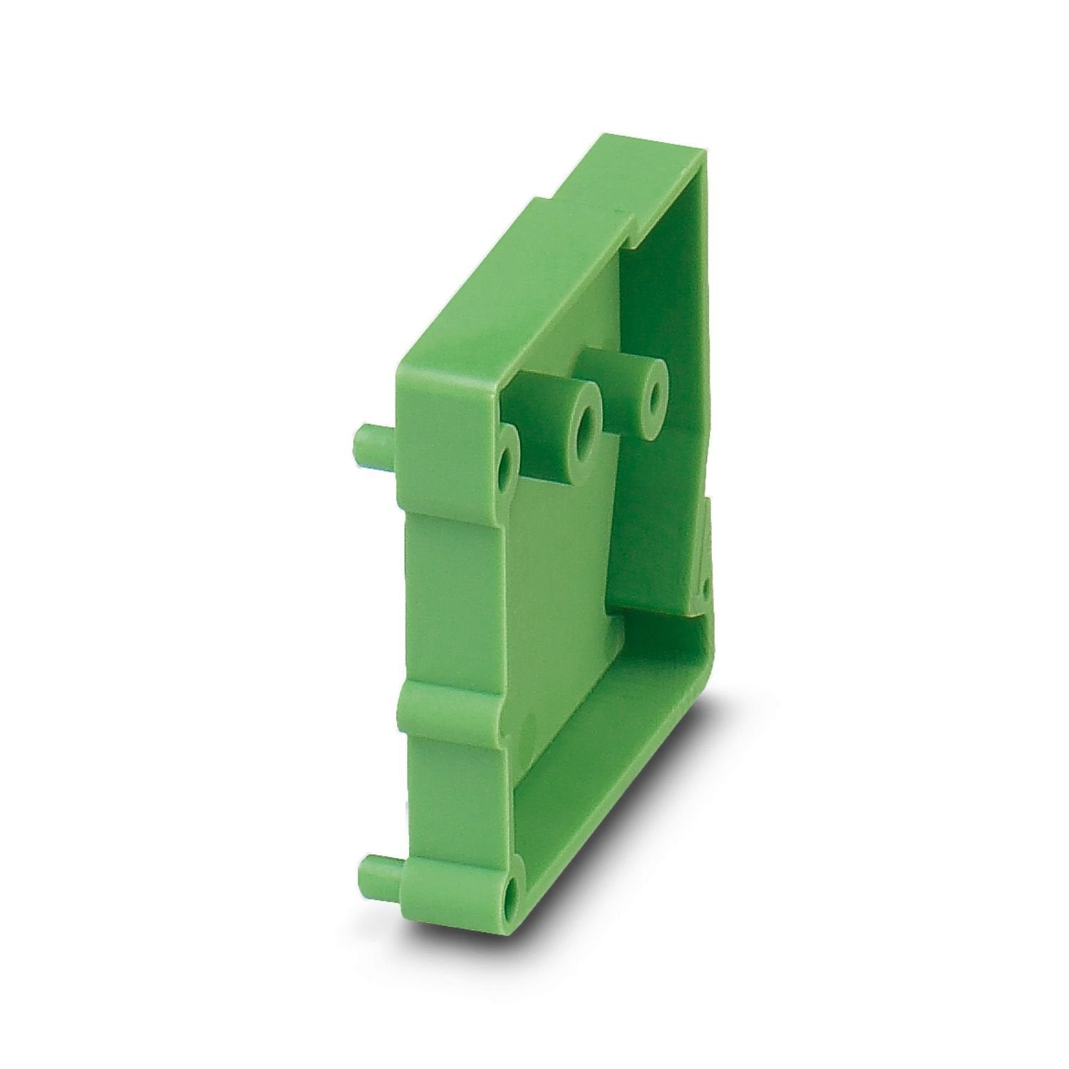 Pitch spacer, raises the pitch by 5.08 mm, interlocks with terminal block of the same shape, color: green