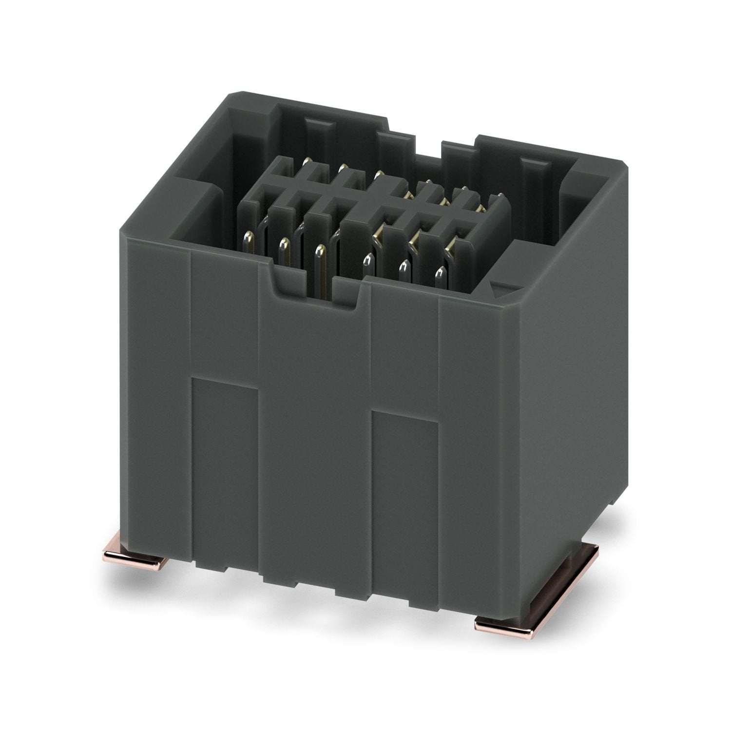 SMD female connector, nominal current: 1.7 A, test voltage: 500 V AC, number of positions: 12, pitch: 0.8 mm, color: black, contact surface: Au, contact connection type: Socket, mounting: SMD soldering