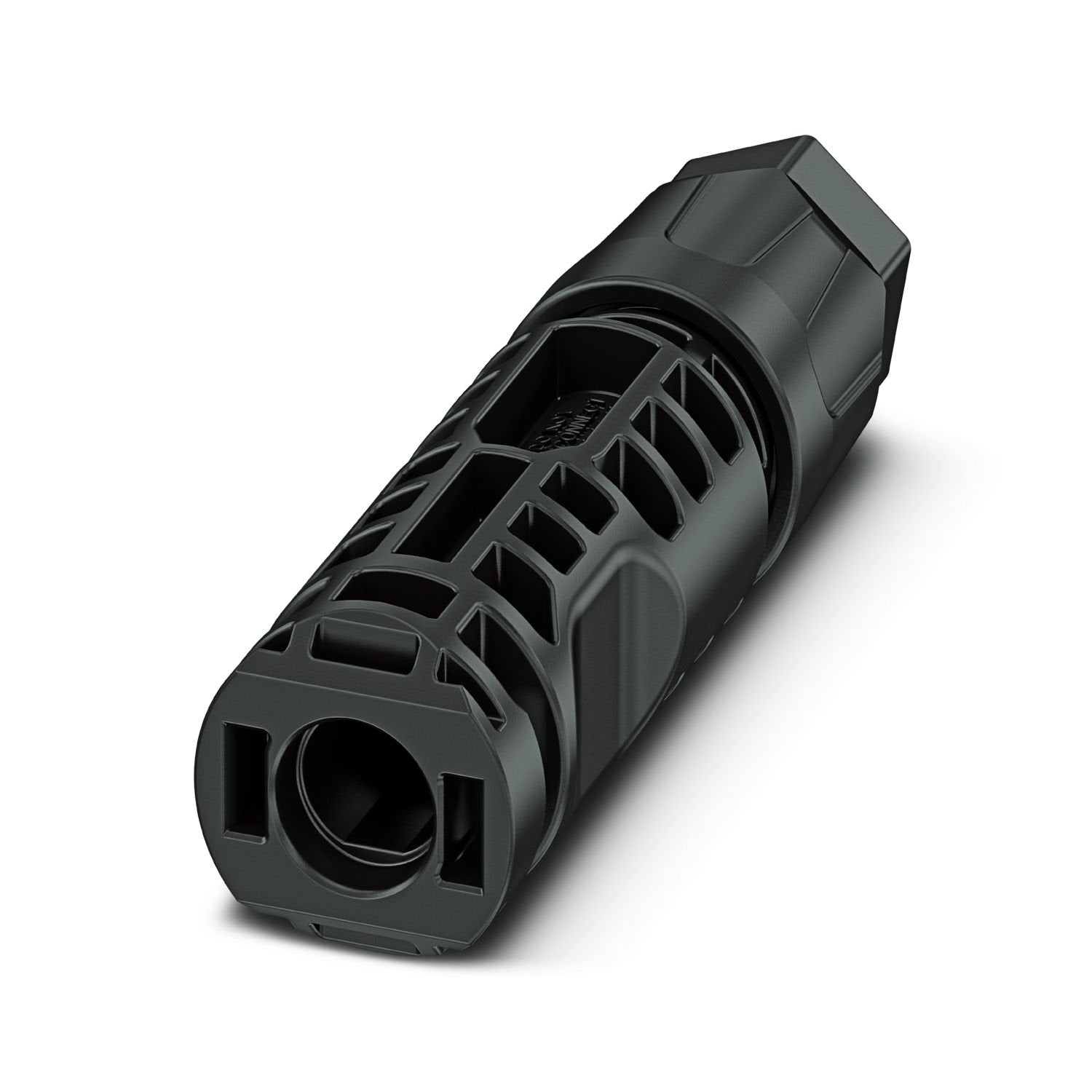 Photovoltaic connector, Range of articles: SUNCLIX, color: black, number of positions: 1, min. conductor cross-section: 2.5 mm 2 , max. conductor cross-section: 6 mm 2 , rated voltage: 1500 V DC, rated current: 40 A, Connection method: Crimp, min. cable diameter: 5 mm, max. cable diameter: 8 mm