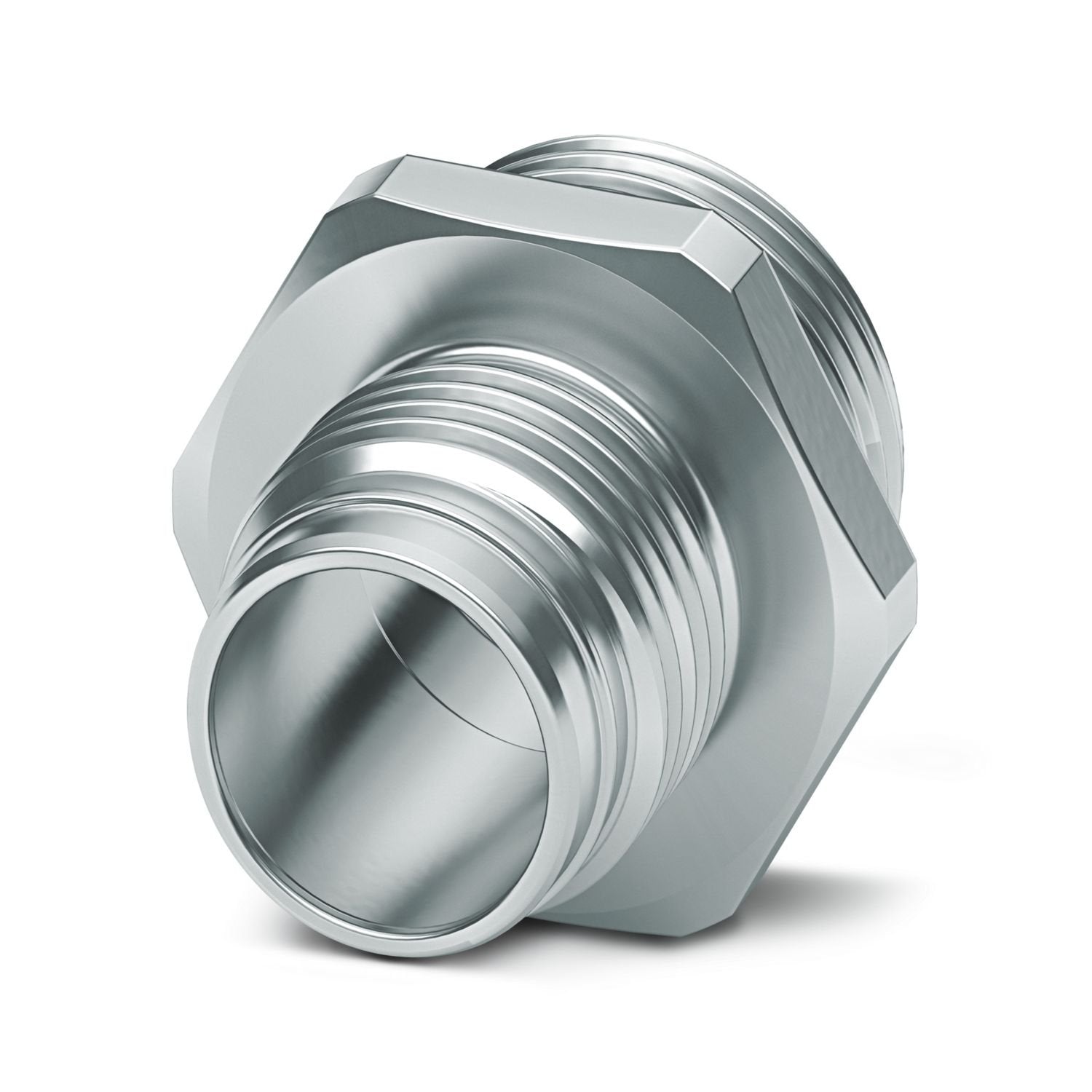 Housing screw connection with M12 standard thread, push-pull, with O-ring, for 2-piece K-, L-, and M-coded THR contact carriers