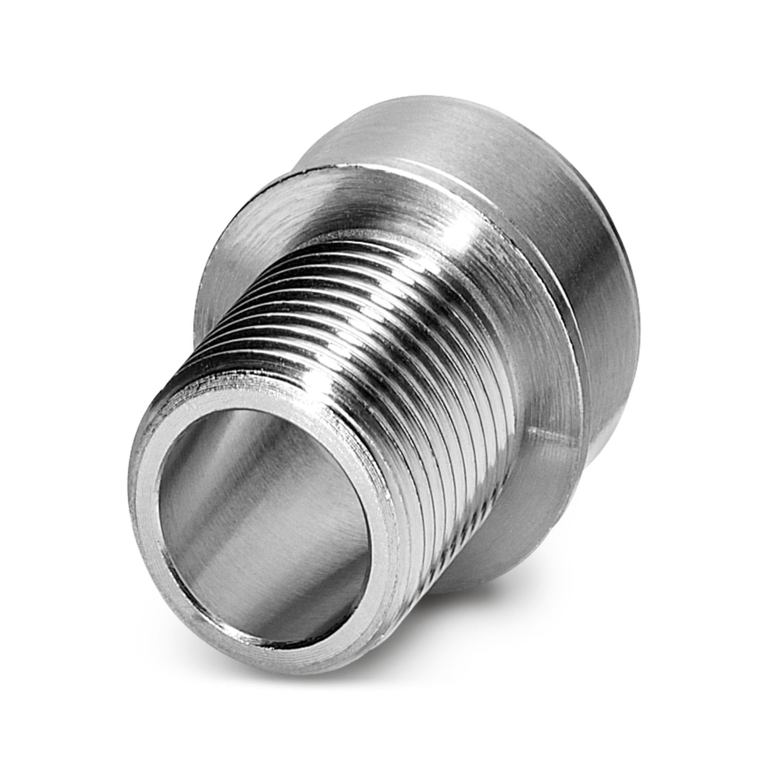 Housing screw connection, Pin, M12-Push-pull external locking, THR solder connection