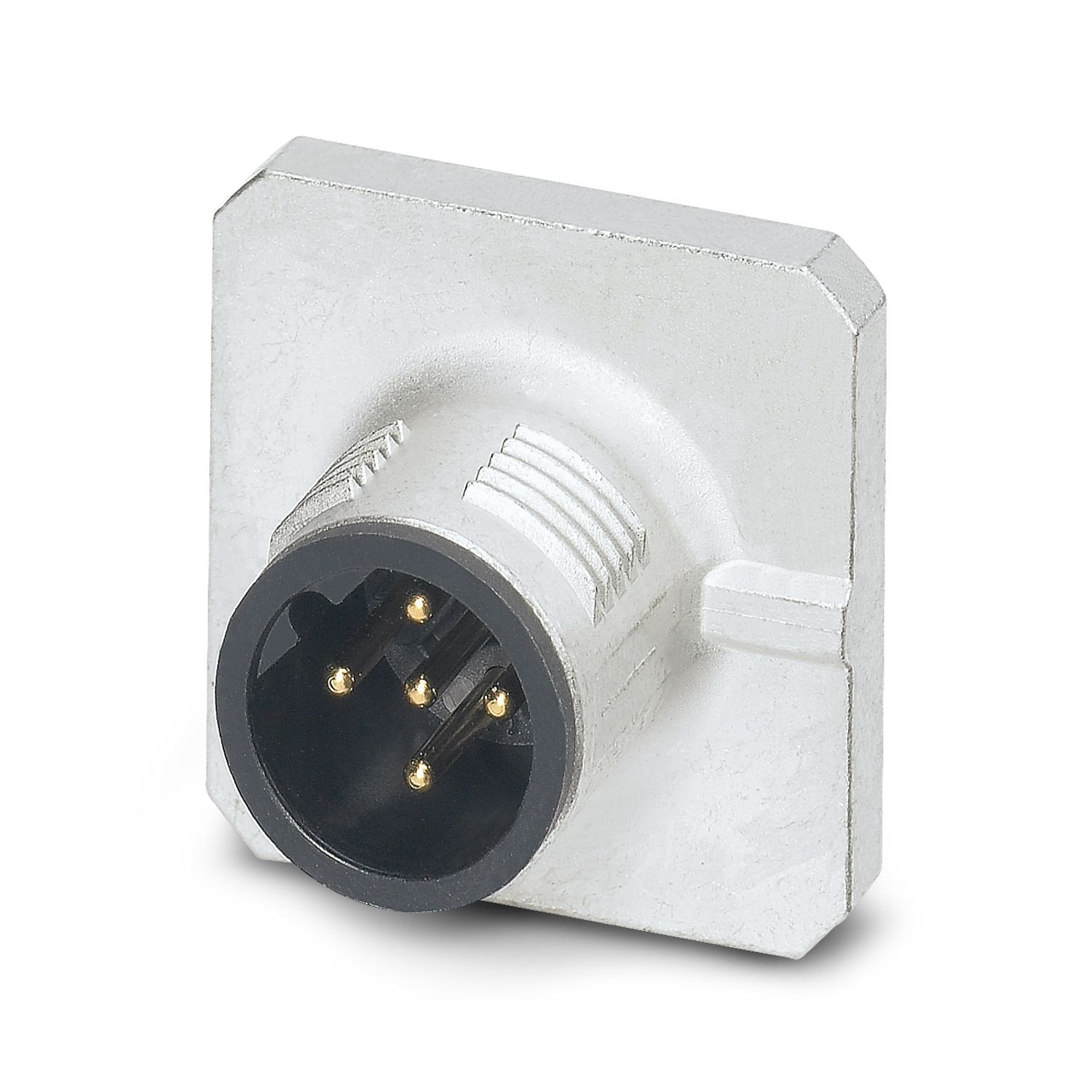 Device connector front mounting, Universal, 5-position, Pin, straight, M12-SPEEDCON, B-coding, Wave soldering, 0.34 mm 2 , this item is expected to be lead-free from Q4 2025 in accordance with RoHS II without exception 6c (Pb < 0.1%), a lead-free alternative is possible on request in advance