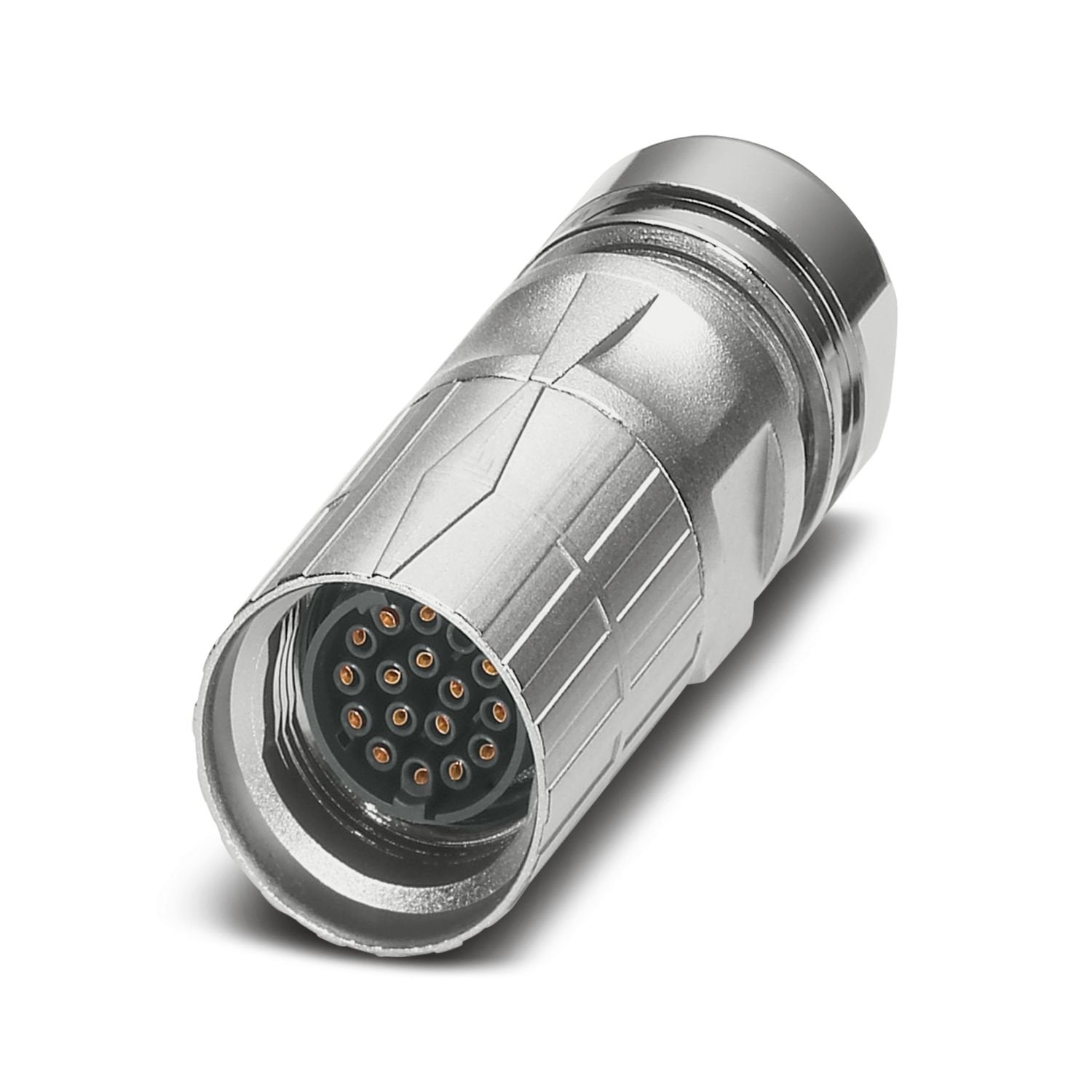 Cable connector, straight, SPEEDCON, M17, number of positions: 17, contact connection type: Socket, shielded: yes, degree of protection: IP67, cable diameter range: 5 mm ... 8 mm, number of positions: 17, connection method: Crimp connection, series: ST, this item is expected to be lead-free from Q4 2025 in accordance with RoHS II without exception 6c (Pb < 0.1%), a lead-free alternative is possible on request in advance, This product is in the process of being discontinued. This product must no longer be co