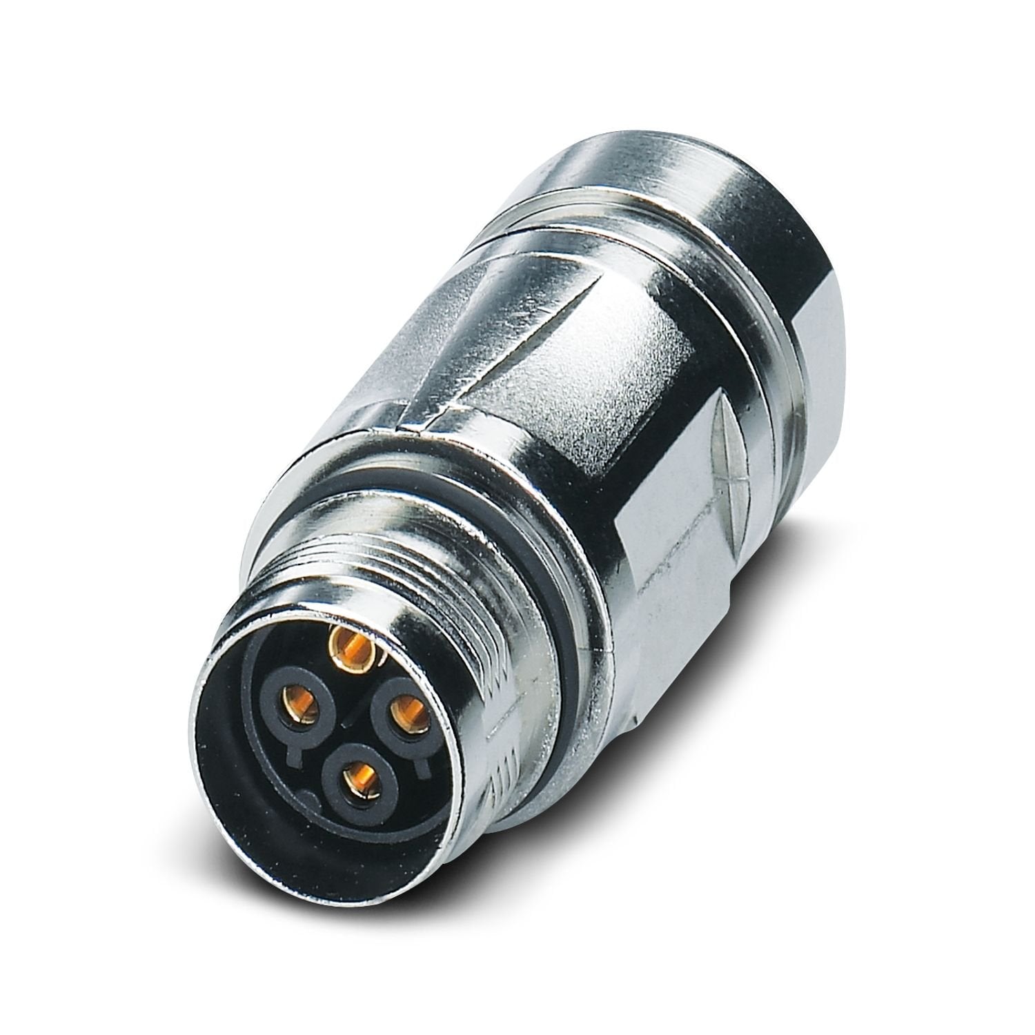 Coupler connector, straight, for standard and SPEEDCON interlock, M17, number of positions: 3+PE, contact connection type: Socket, shielded: yes, degree of protection: IP67, cable diameter range: 10 mm ... 12.5 mm, number of positions: 4, connection method: Crimp connection, series: ST, This product is in the process of being discontinued. This product must no longer be considered for new projects. Please contact your sales representative for alternatives.