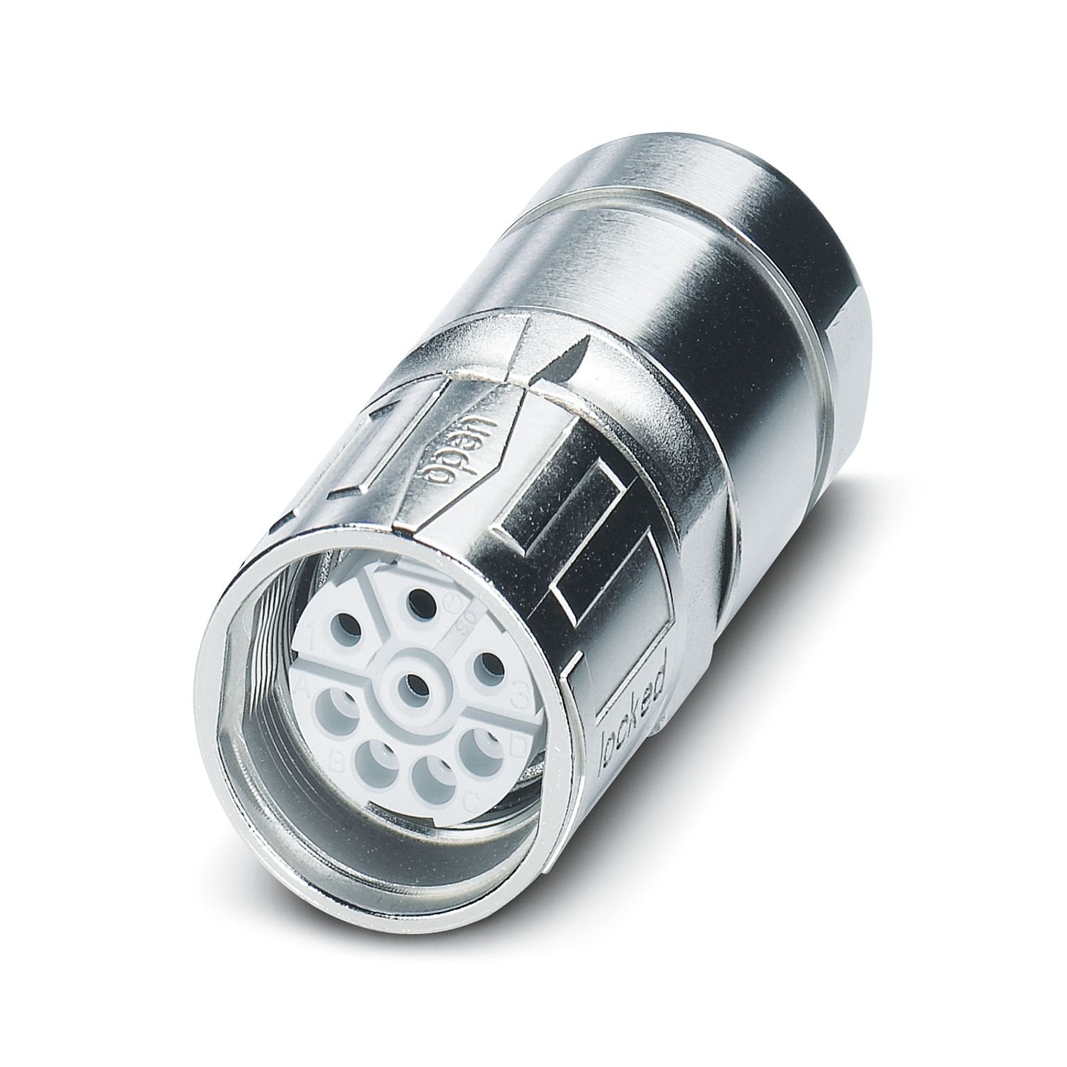 Cable connector, straight short, SPEEDCON, M23, number of positions: 5+PE, contact connection type: Socket, shielded: yes, degree of protection: IP67, cable diameter range: 9 mm ... 11 mm, number of positions: 6, connection method: Crimp connection, series: SF, This product is in the process of being discontinued. This product must no longer be considered for new projects. Please contact your sales representative for alternatives.
