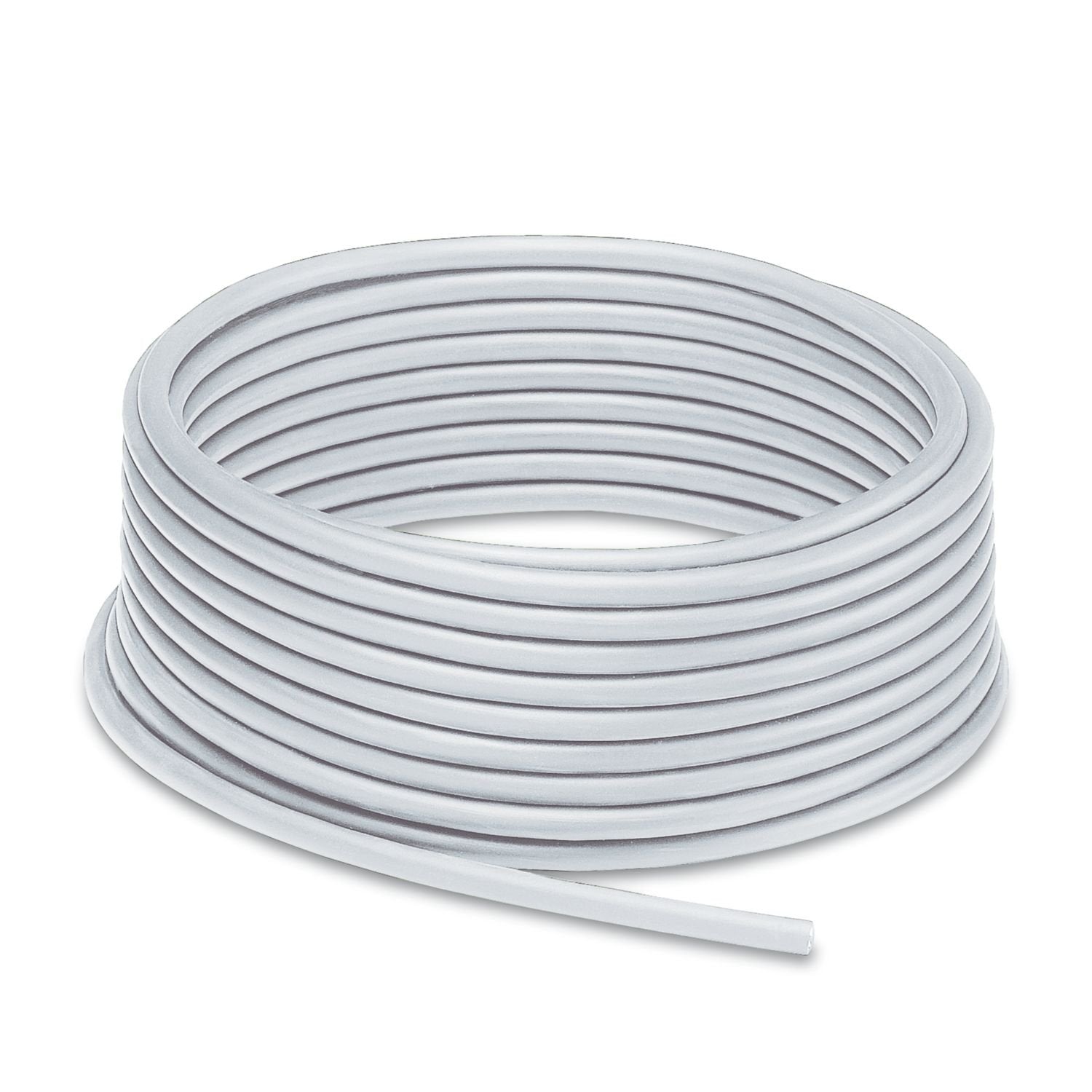 PROFINET power cable, 5x 2.5 mm 2 , stranded (7-wire), outer sheath: PVC, outside diameter 11.8 mm, RAL 7001 (silver gray), oil-resistant, cable ring: 100 m