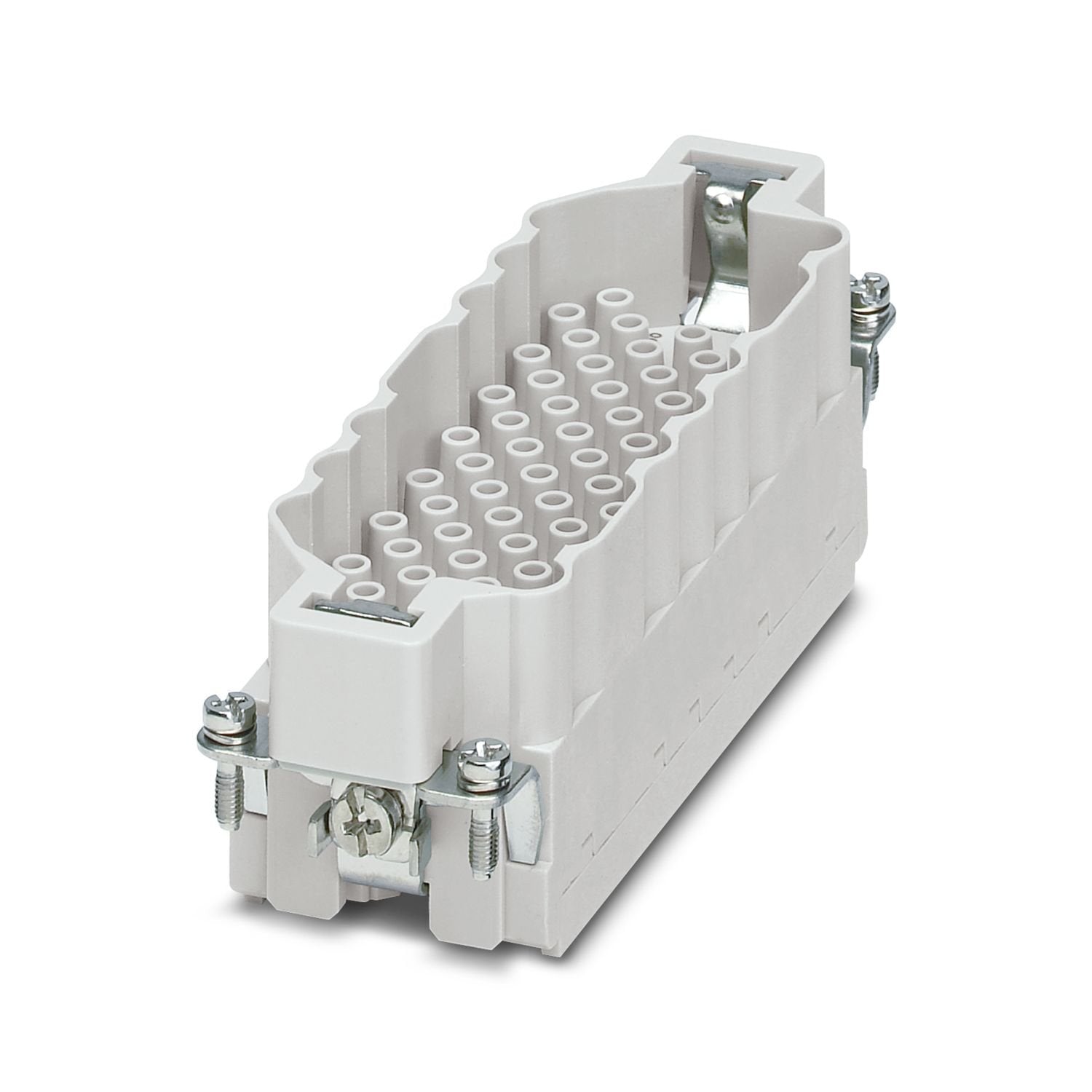 Contact insert, number of positions: 64+PE, size: B24, number of connections per position: 1, Pin, Crimp connection, 500 V, 16 A, 0.5 mm 2 ... 4 mm 2