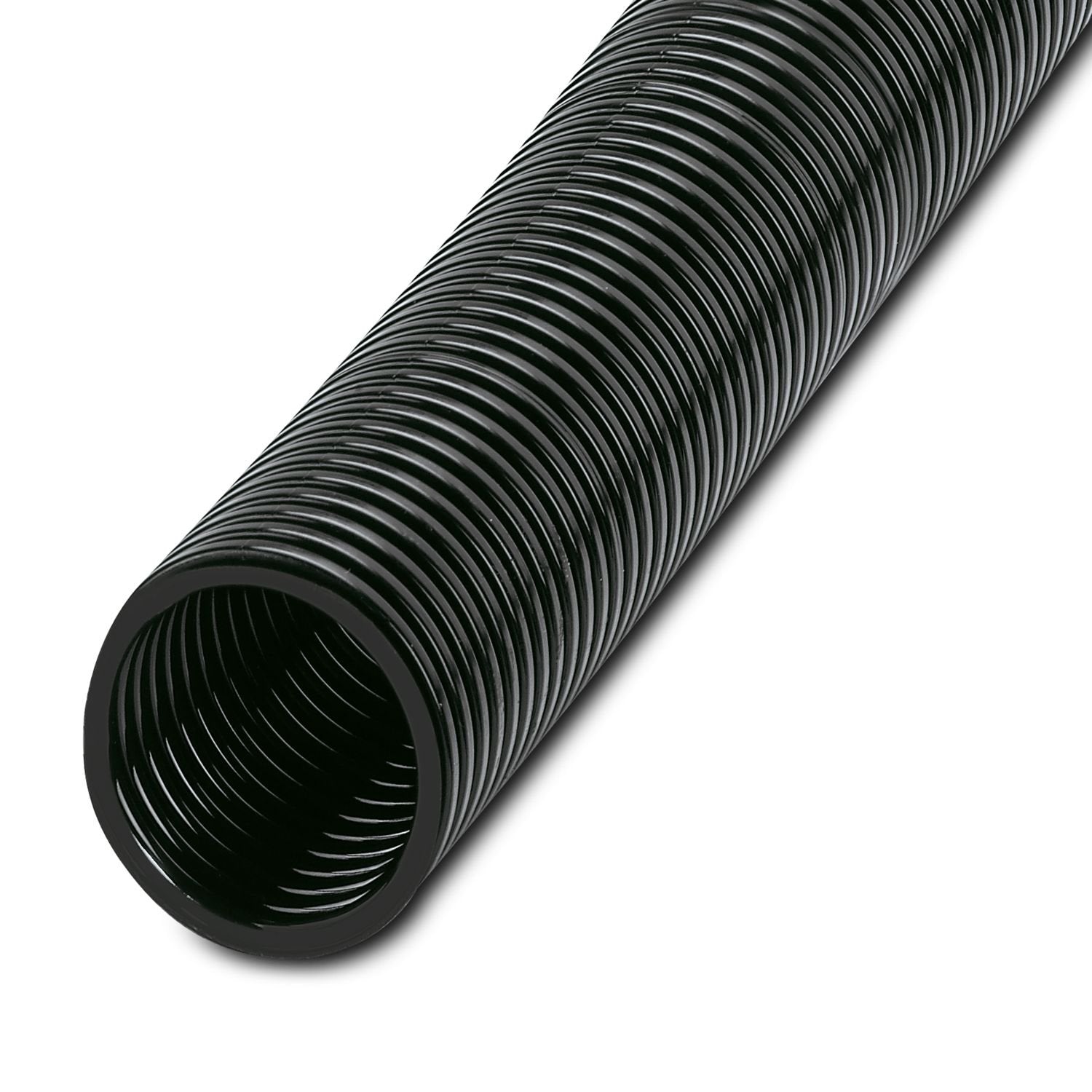 Protective hose, material: PA 6, UV-resistant: yes, flexible, degree of protection: IP68, color: black, flammability rating in acc. with UL 94: HB, inside diameter: 29 mm, Total length: 25 m