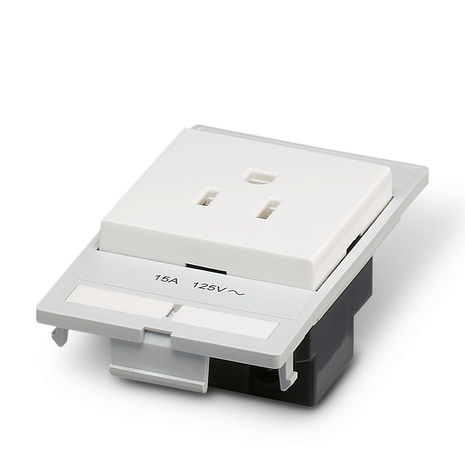 Ground contact socket, plastic, for USA