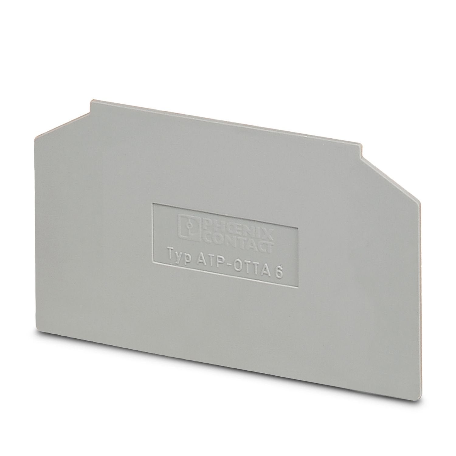 Partition plate, depth: 40.8 mm, width: 1.5 mm, height: 69 mm, color: gray