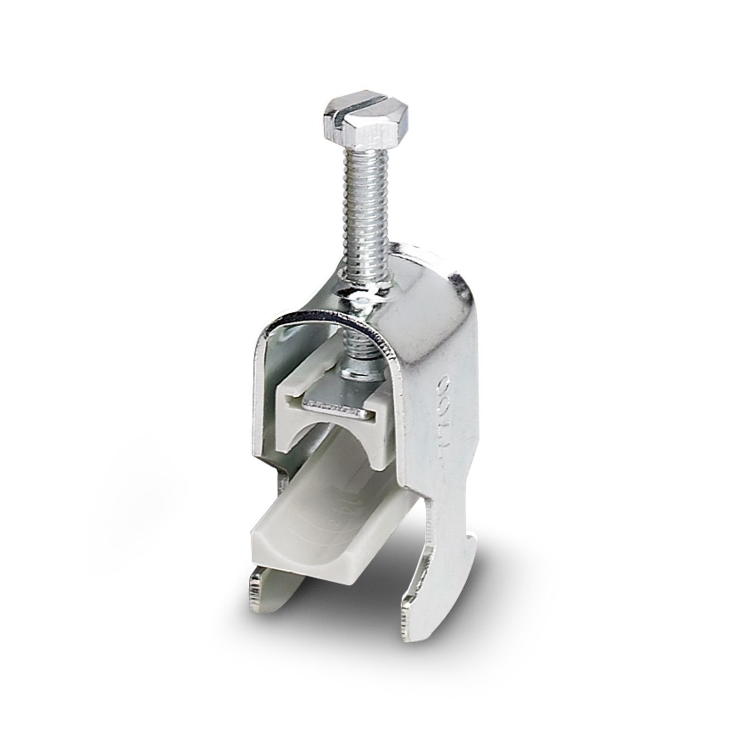 Cable clamp, for DIN rails