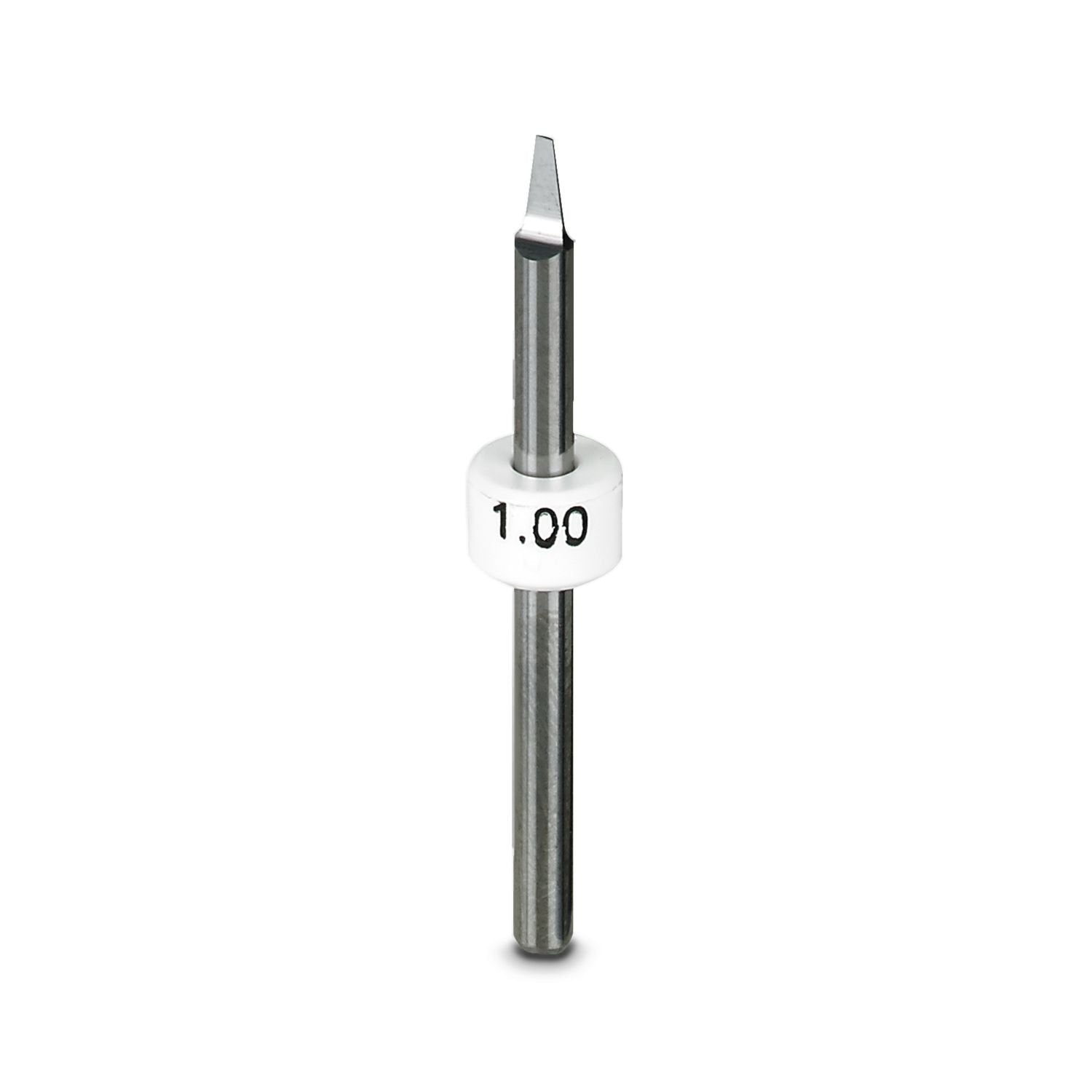 Engraving tool, with a point angle of 15°, point diameter: 1.0 mm
