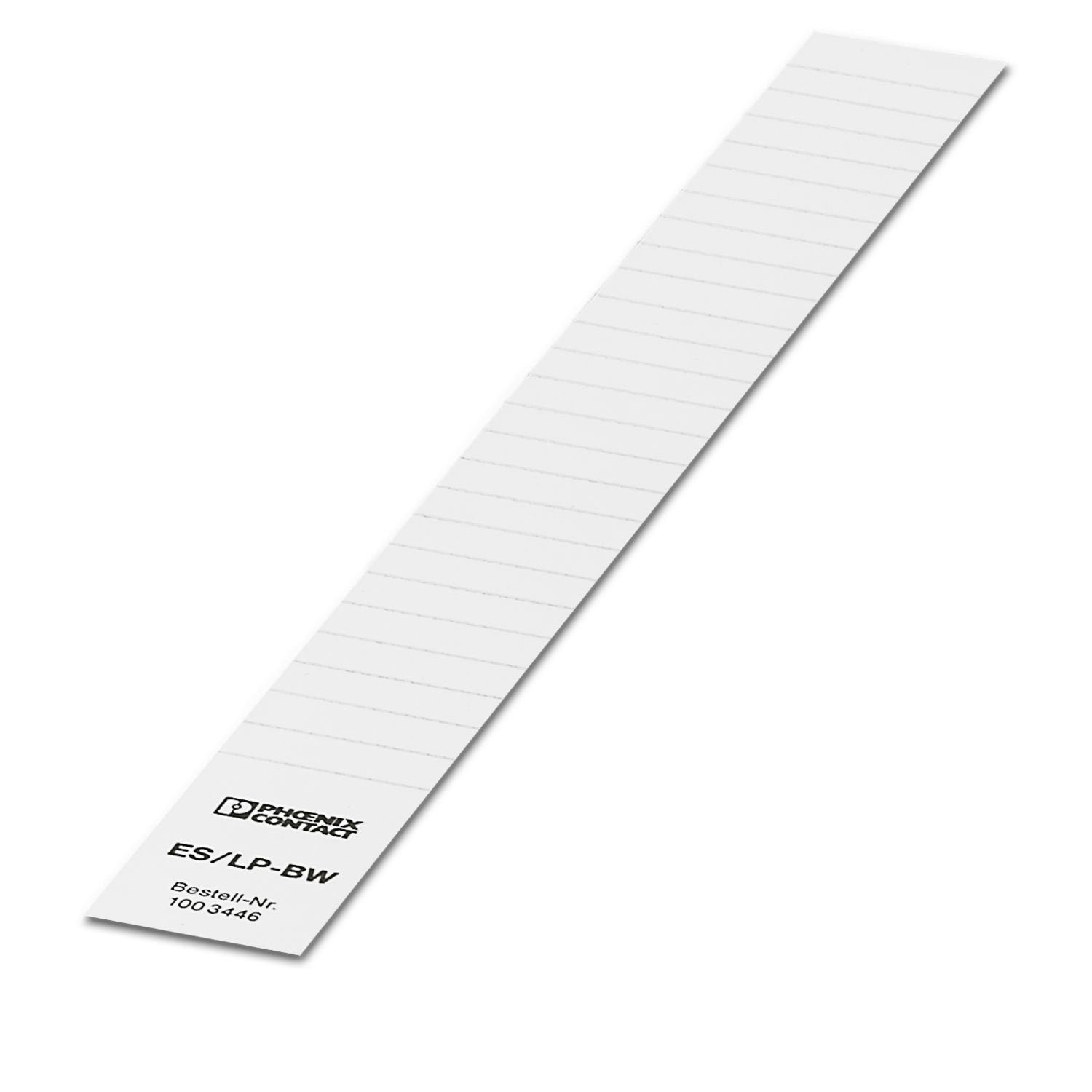 Insert strip, Sheet, white, unmarked, can be labeled with: Office printing systems, CMS-P1-PLOTTER, perforated, mounting type: insert, Number of individual labels: 25, text field height: 8 mm, text field width: 29 mm