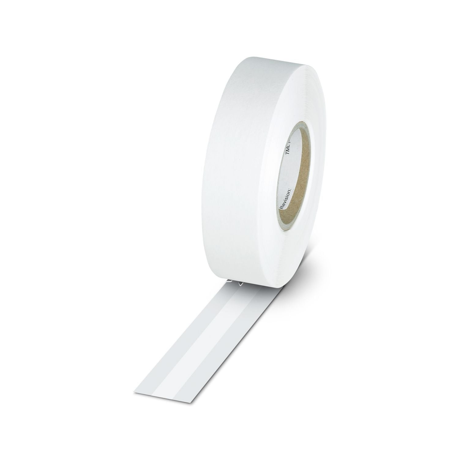 Marker strip, Roll, can be ordered: by line, transparent, labeled according to customer specifications, can be labeled with: THERMOMARK E.300 (D)/600 (D), THERMOMARK ROLL 2.0, THERMOMARK ROLL, THERMOMARK ROLL X1, THERMOMARK ROLLMASTER 300/600, THERMOMARK X1.2, mounting type: adhesive, for terminal block width: 4 mm, Number of individual labels: 1, text field height: 9.5 mm, text field width: 40000 mm