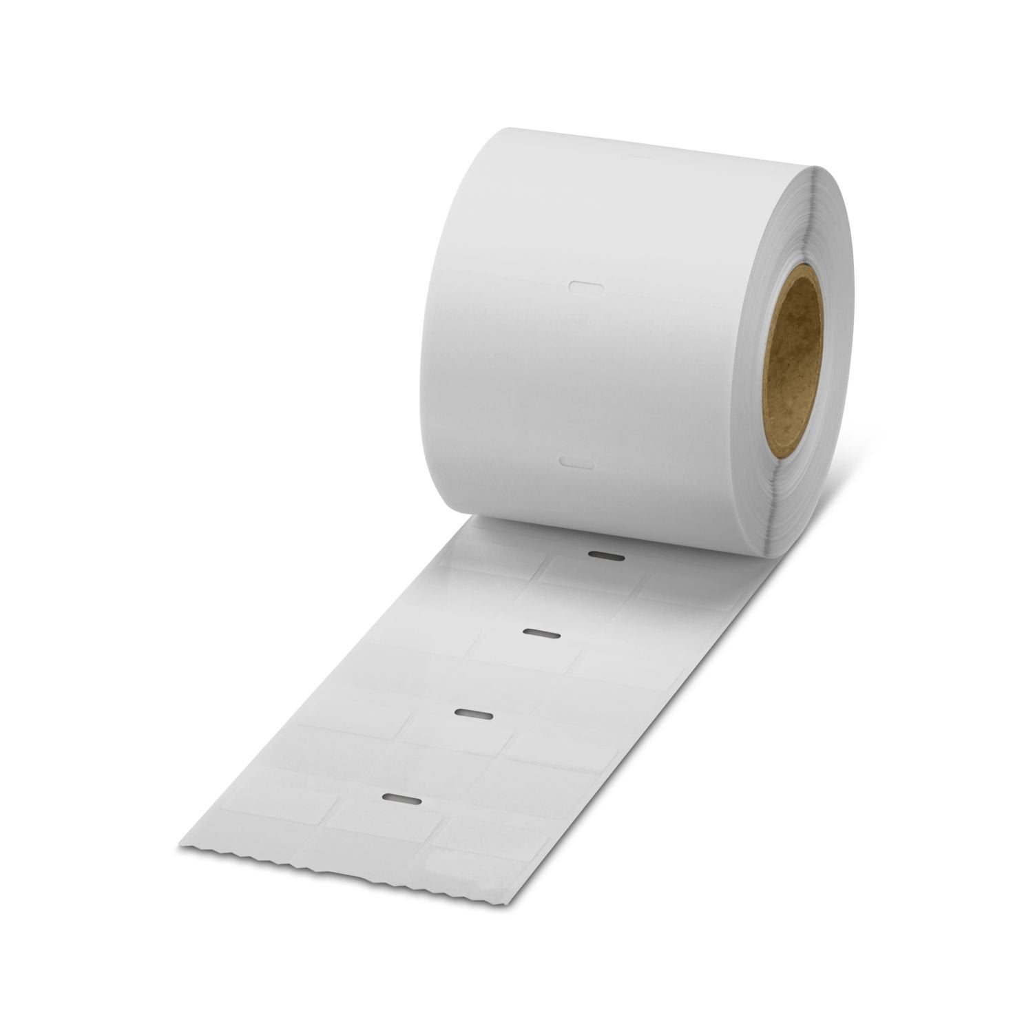 Cable marker, can be ordered: by line, white, labeled according to customer specifications, cable diameter range: 4 ... 7.6 mm, mounting type: adhesive, cable diameter: ≤ 7.6 mm, text field height: 13 mm, text field width: 25 mm
