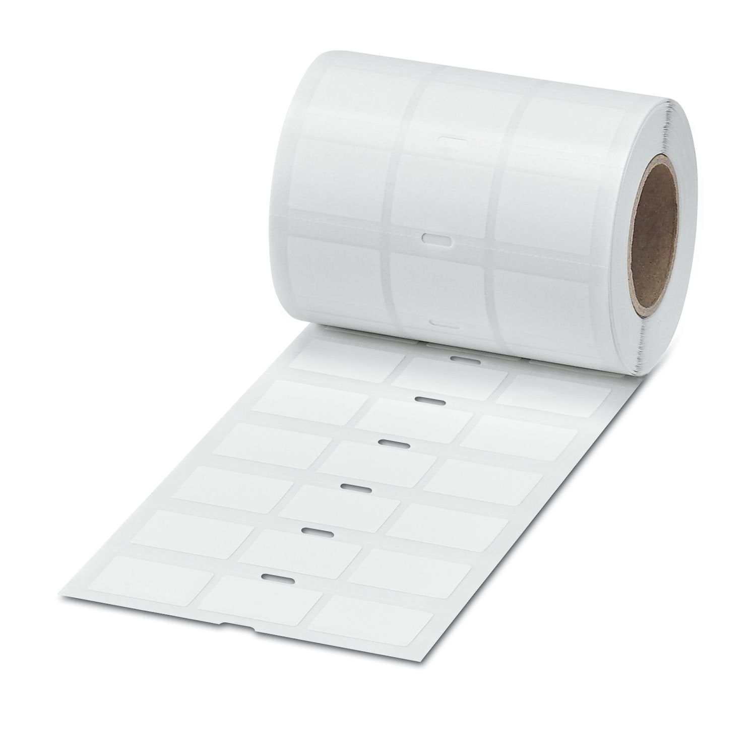 Label, white, labeled, mounting type: adhesive, text field height: 20 mm, text field width: 30 mm