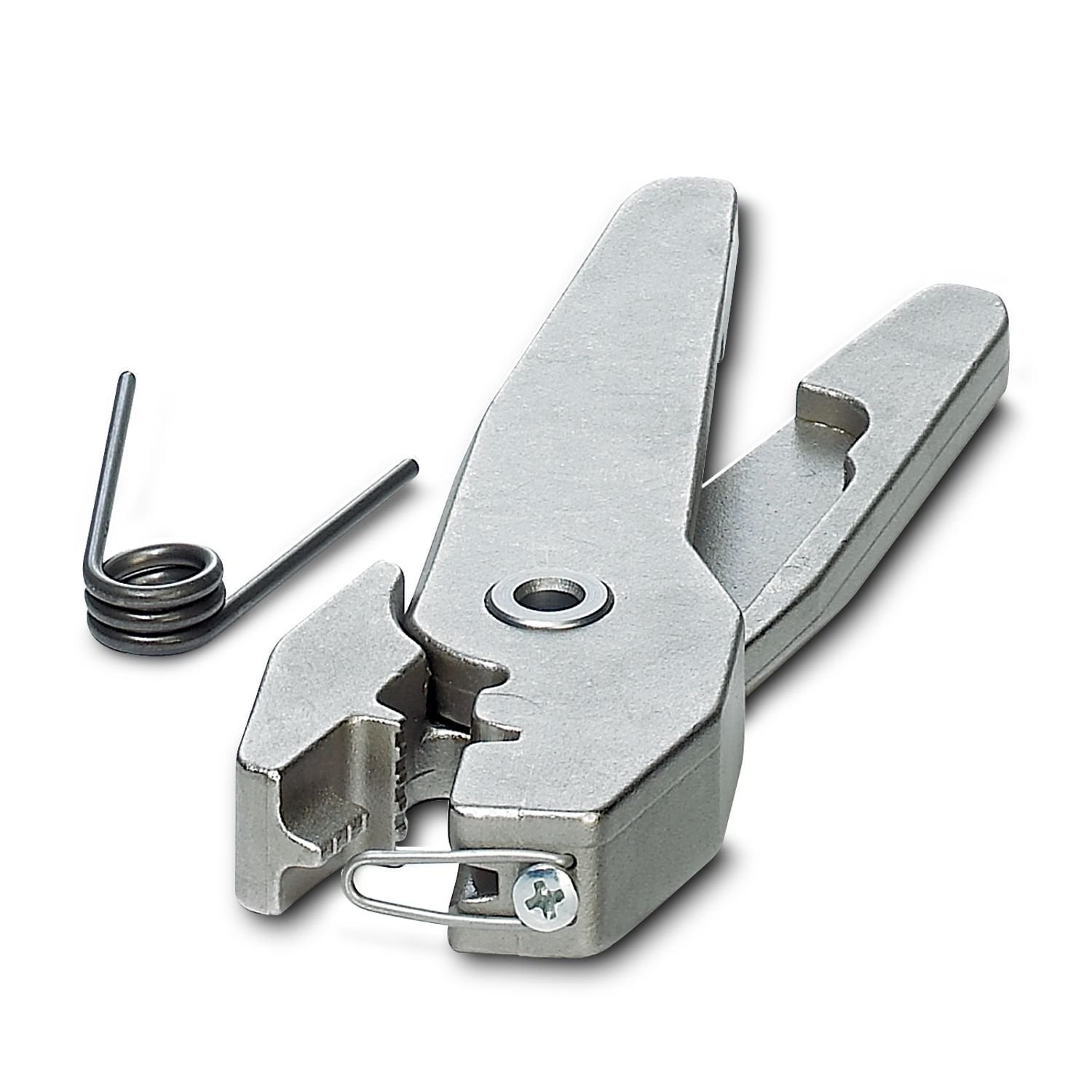 Replacement die for ZAP 25 and ZAP 25 T crimping pliers, with spring, pivot pin, finger guard, and hexagonal nut.