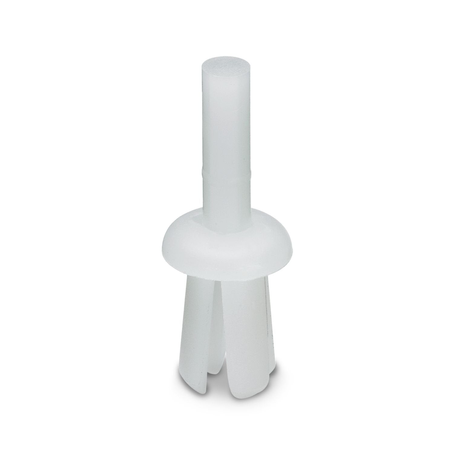 Plastic body-bound rivet, for hole diameter of 6 mm and a material thickness of 2 ... 8 mm