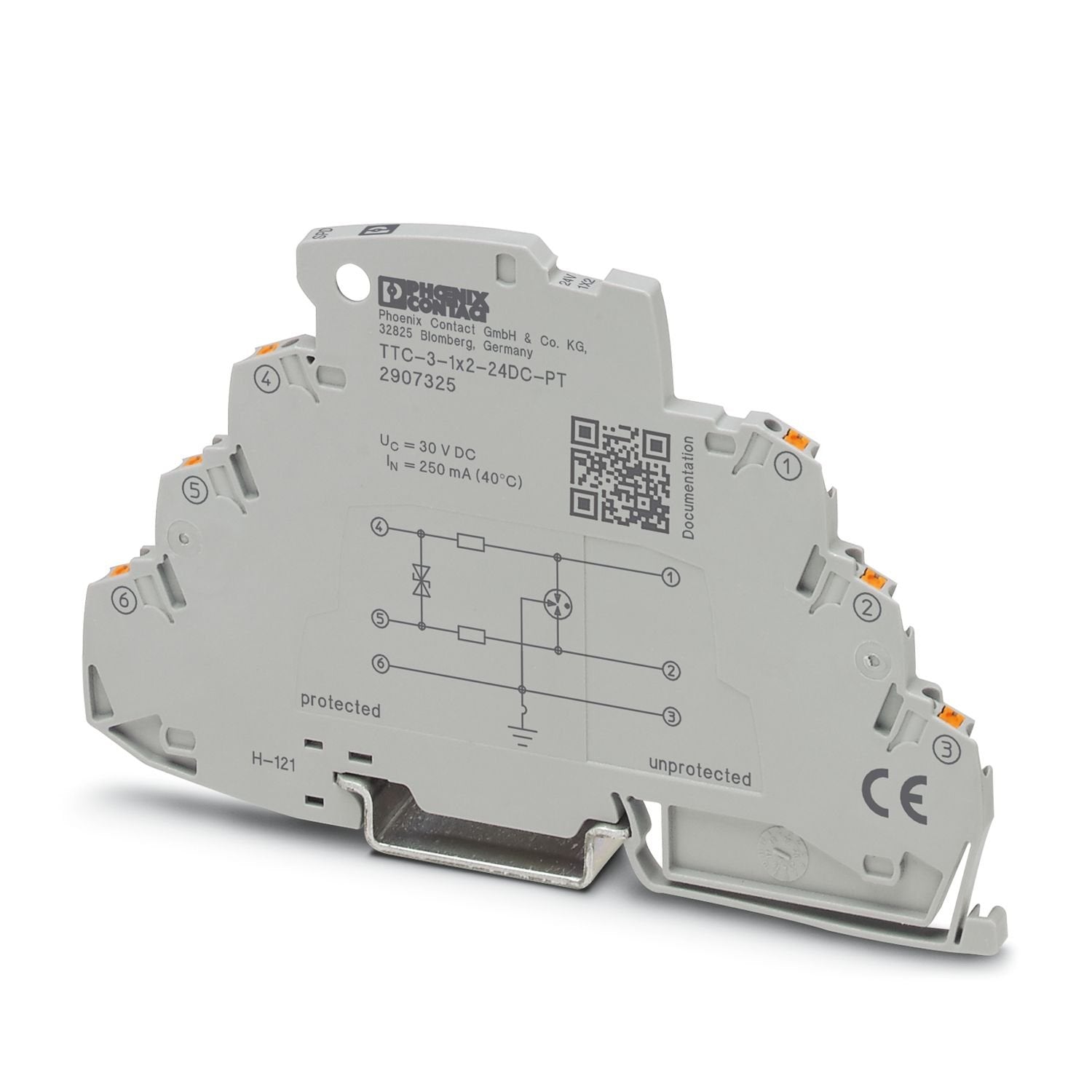 Surge protection for a 2-wire floating signal circuit, e.g., 0(4) mA ... 20 mA current loop, HART-compatible. Can be used in safety-related circuits up to SIL 3.