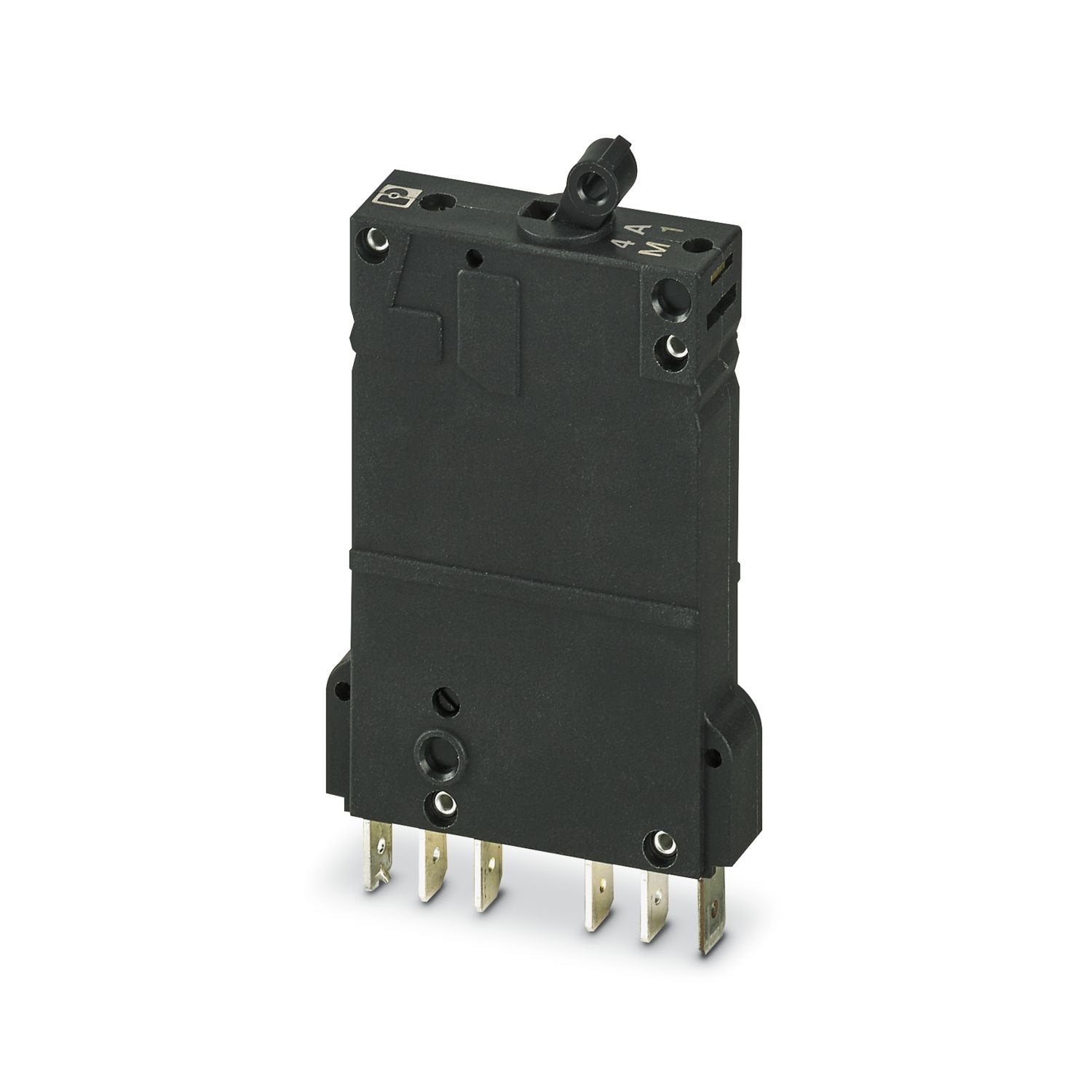 Thermal-magnetic circuit breaker, 1-pos., normal blow, 1 N/O contact and 1 N/C contact
