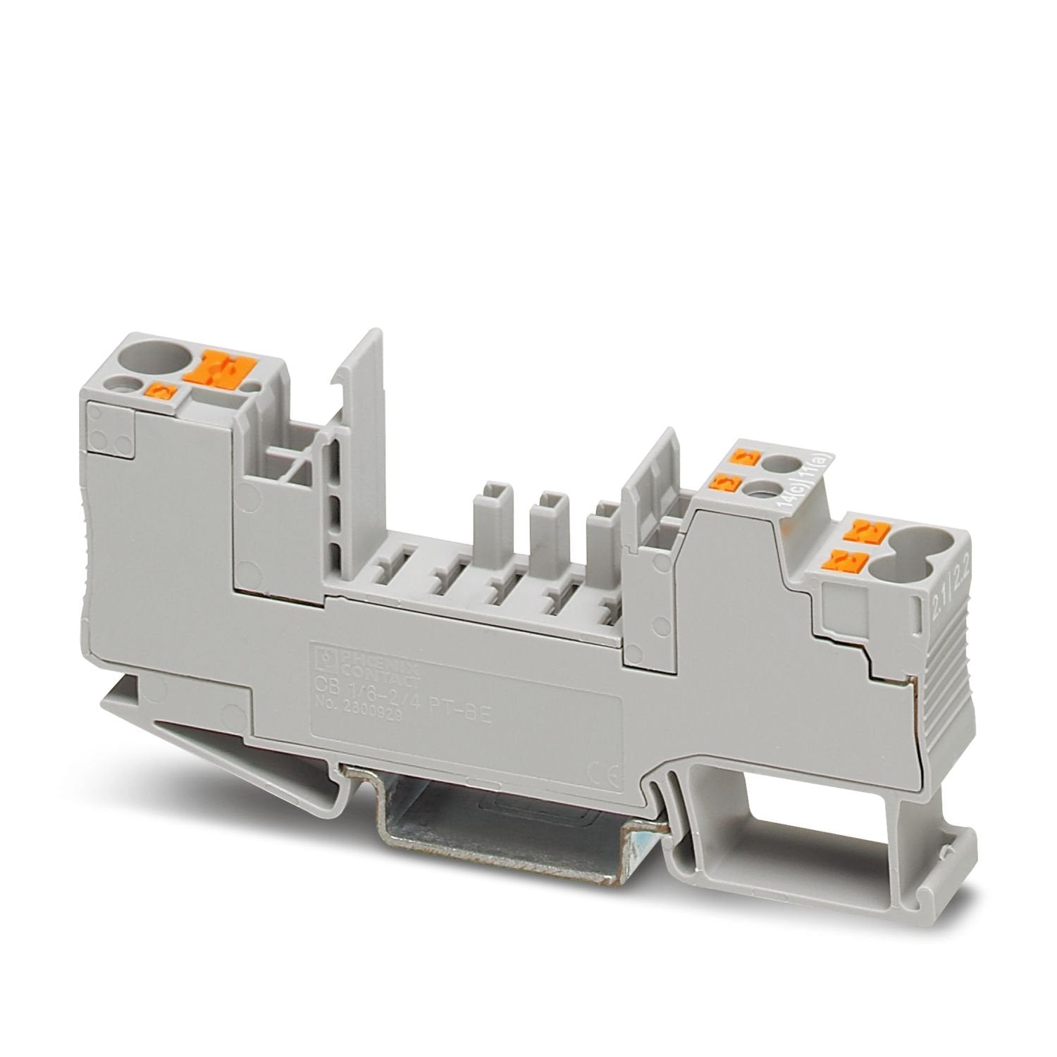 Base element with push-in connection technology for CB ... device circuit breakers