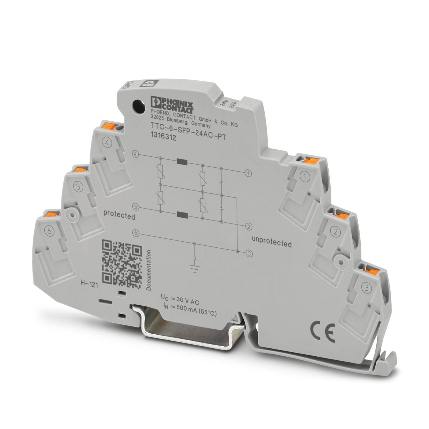 Surge protection with filter function for a 2-wire floating signal circuit, e.g., 0(4) ... 20 mA current loop, HART-compatible.