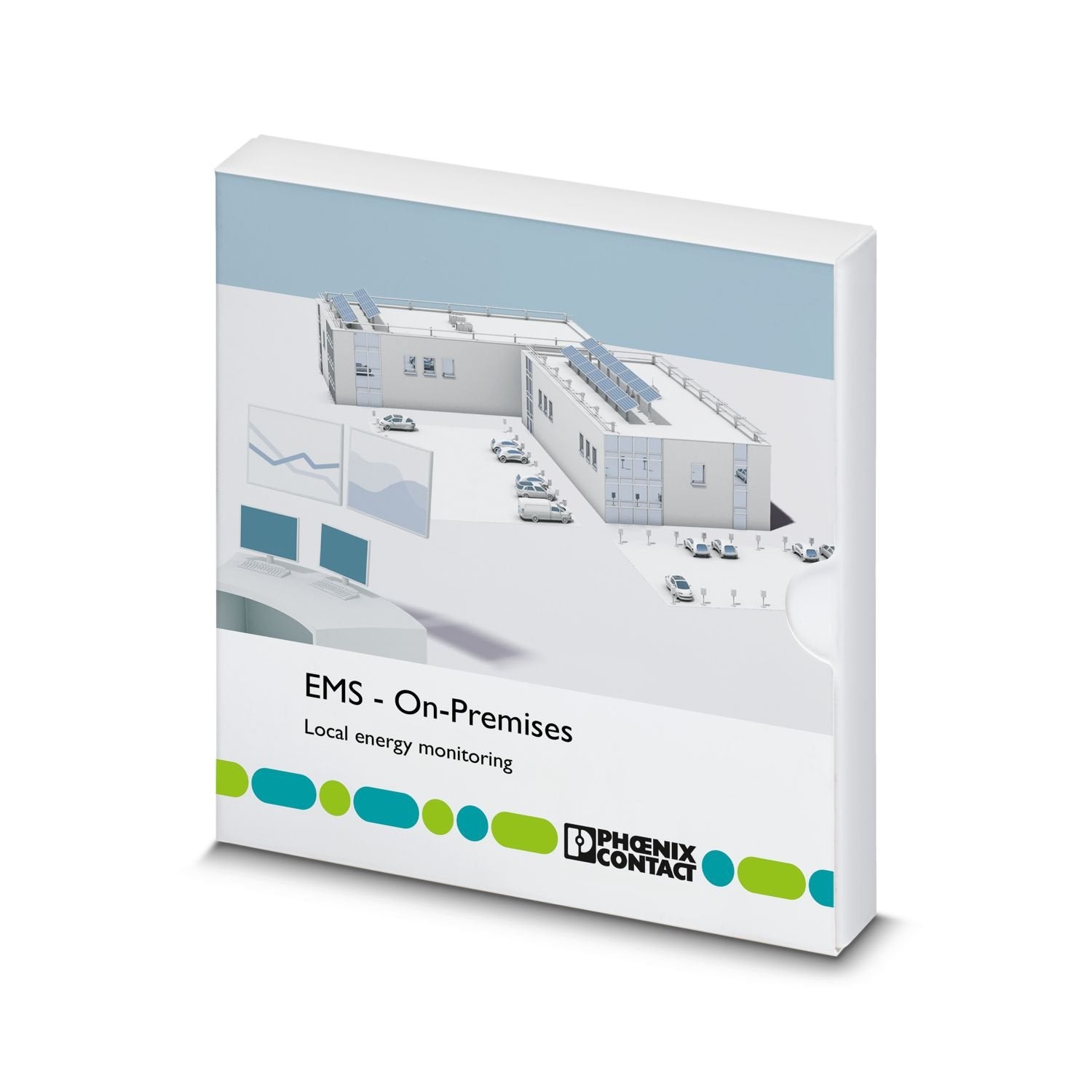 Software license for operating EMS - On-Premises for up to 10 energy measuring devices. Local energy monitoring with graphical representations, charts, evaluations, reporting, formula editor, alerts, and calculation of key figures.