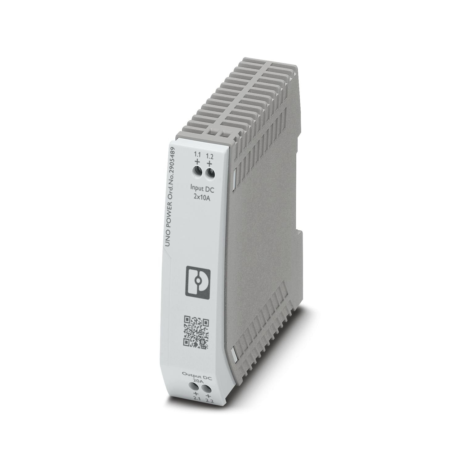 Redundancy module, 5 V - 24 V DC, 2 x 10 A, 1 x 20 A.