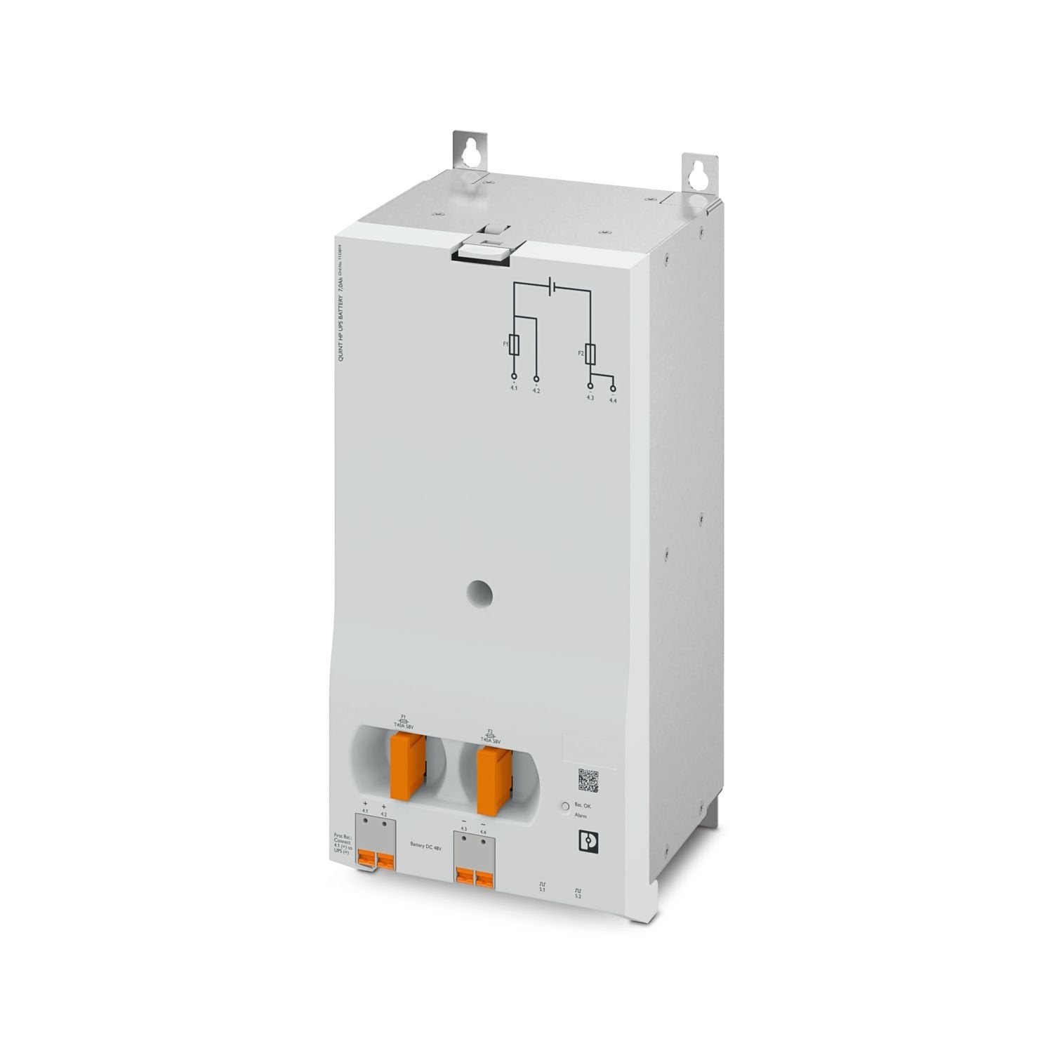 Battery module (device with battery), VRLA-AGM, 48 V DC, 7 Ah