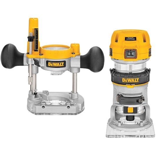 900W 1/4" Plunge & Fixed Base Router