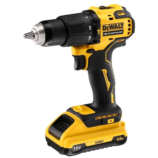 18V XR Brushless Hammer Drill Driver - 2 X 2Ah Batteries