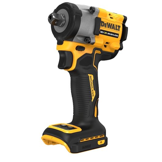 18V XR Brushless Compact 1/2" Detent Pin Anvil Impact Wrench - Bare Unit