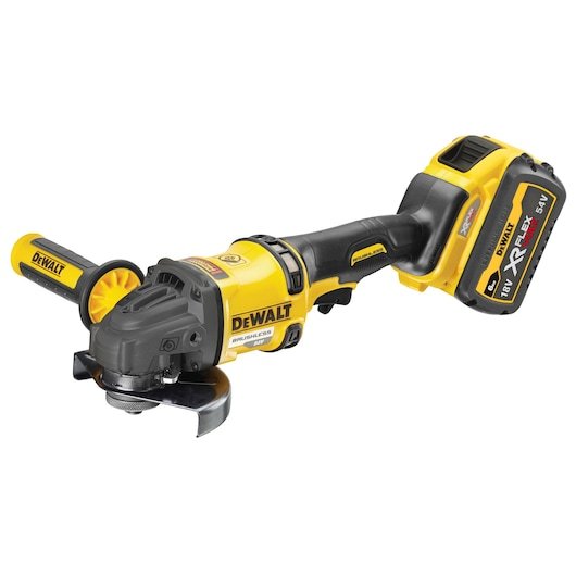 54V XR FLEXVOLT 125mm Angle Grinder - 2 x FLEXVOLT 6Ah