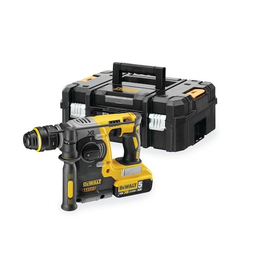 18V XR Brushless 24mm SDS-Plus Hammer Drill - 2 X 5Ah
