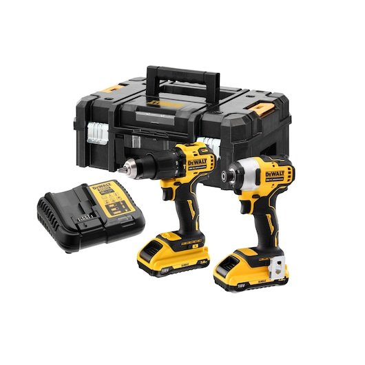 18V XR Brushless Twin Kit - 2 X 3Ah