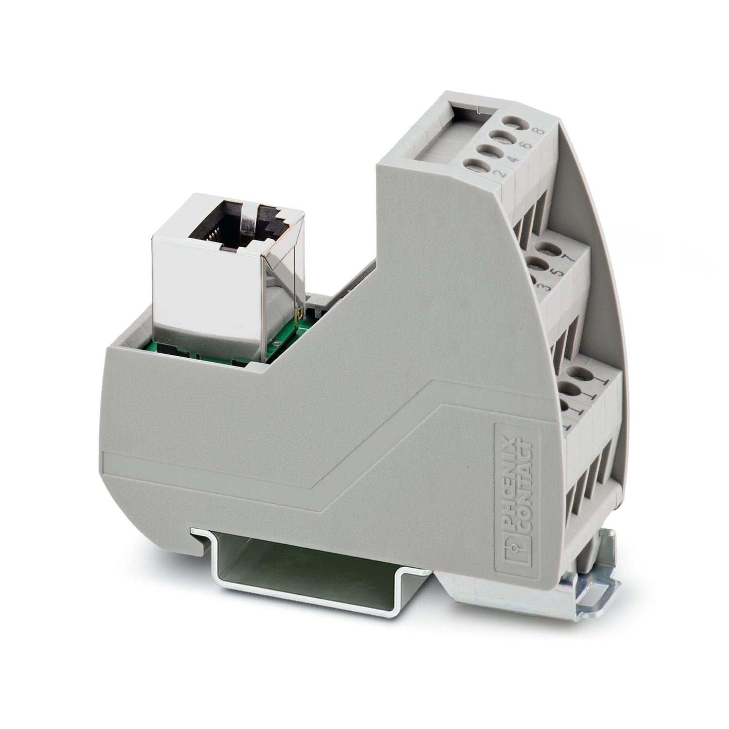 VARIOFACE module with screw connection and RJ45 connector