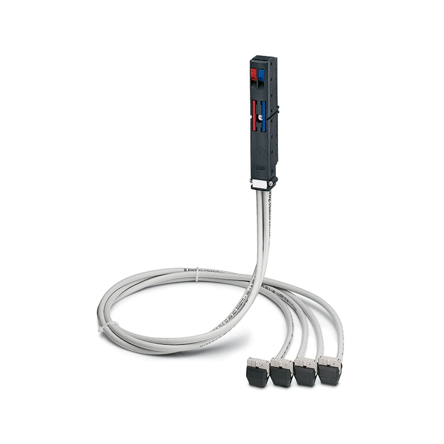VIP VARIOFACE front adapter, with connected system cables for SMATIC S7-300, 4 x 8 channels can be connected