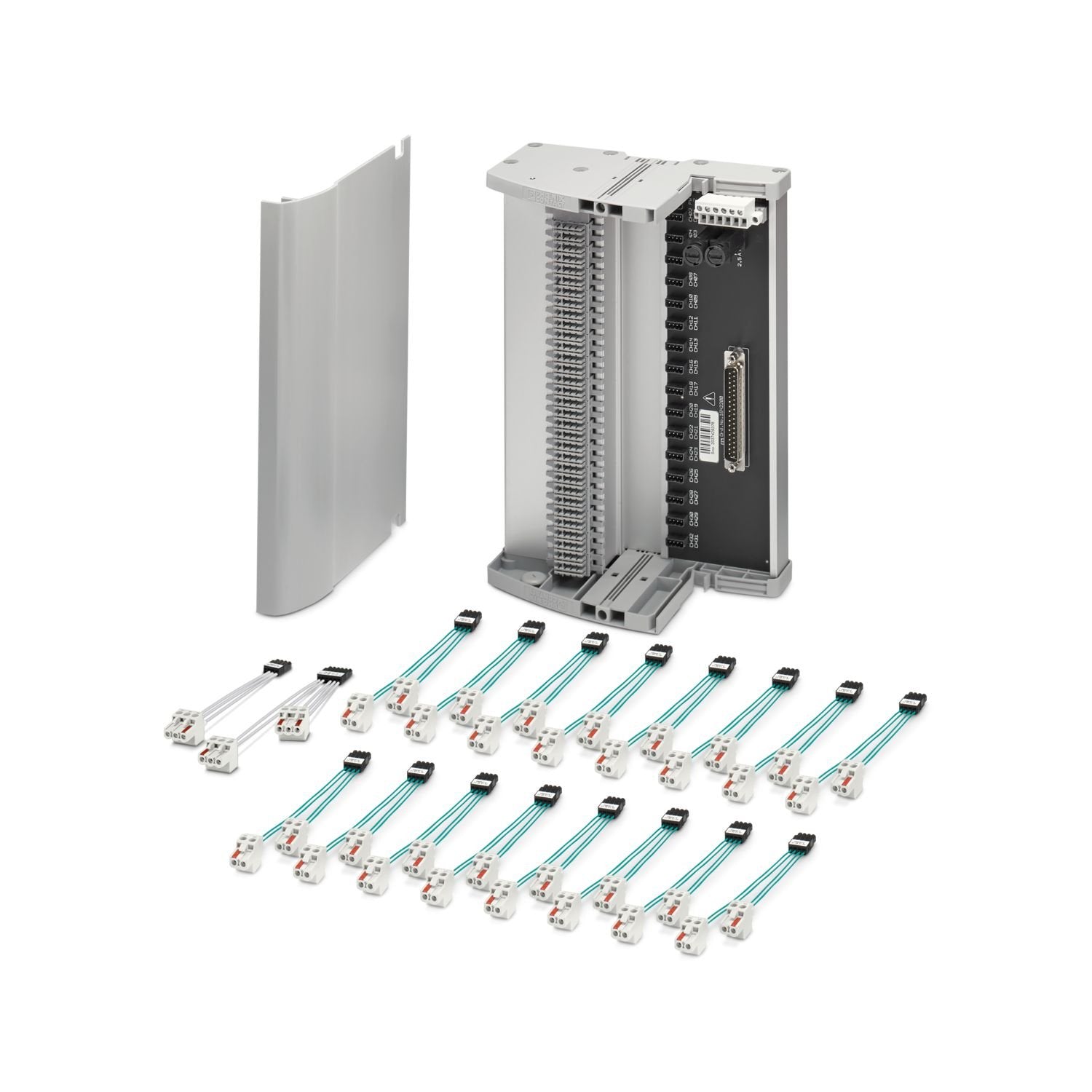 Termination Carrier for 16 two-channel MACX Ex i NAMUR signal conditioners for connection to the Siemens SIMATIC ET 200SP HA, digital input module, DI 32X24VDC HA (6DL1131-6BL00-0PH1)