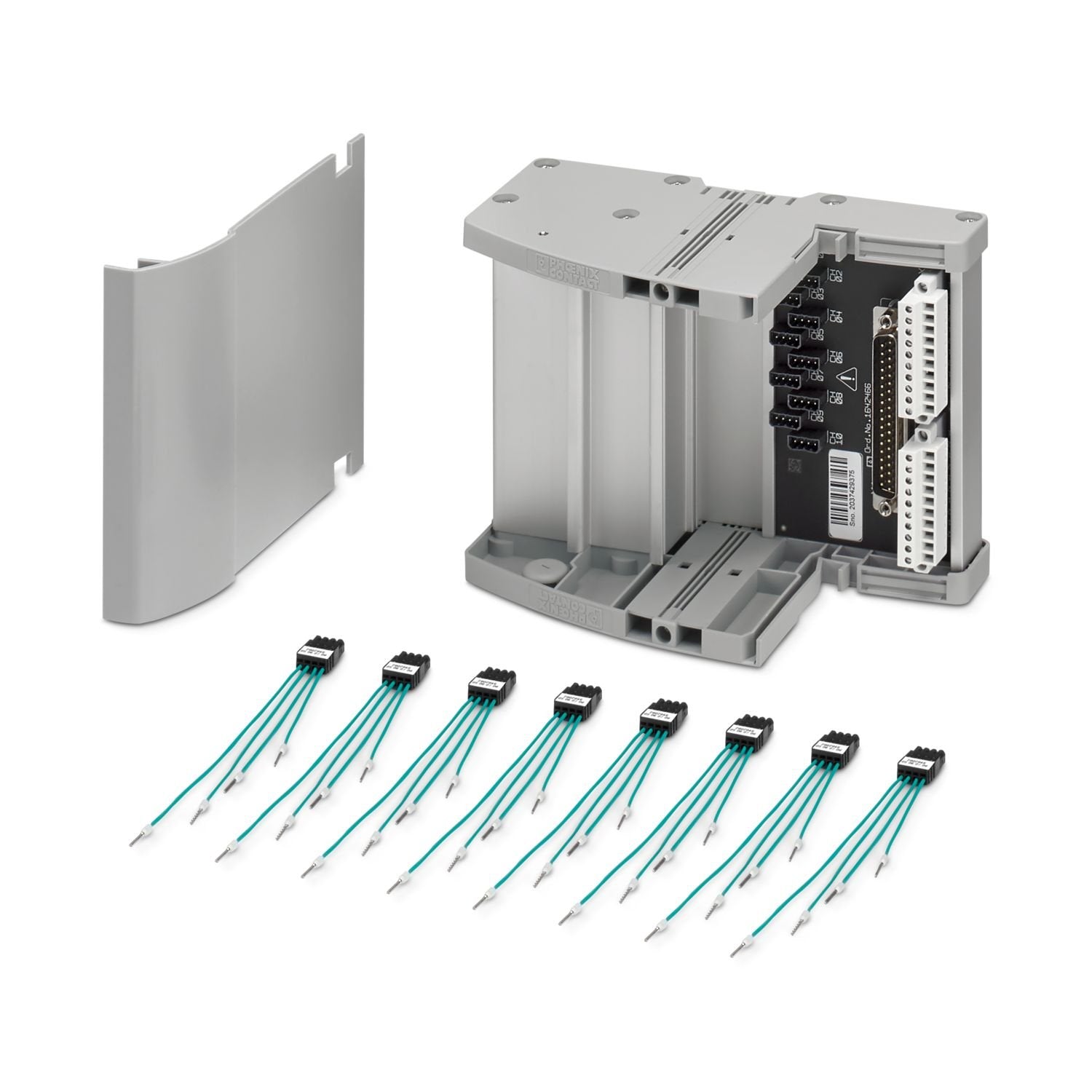 Termination Carrier for 10 PSR MINI SIL coupling relays for connecting to the Siemens SIMATIC ET200SP HA, digital output module, safety-related F-DQ10x24VDC/2A HA (6DL1136-6DA00-0PH1)