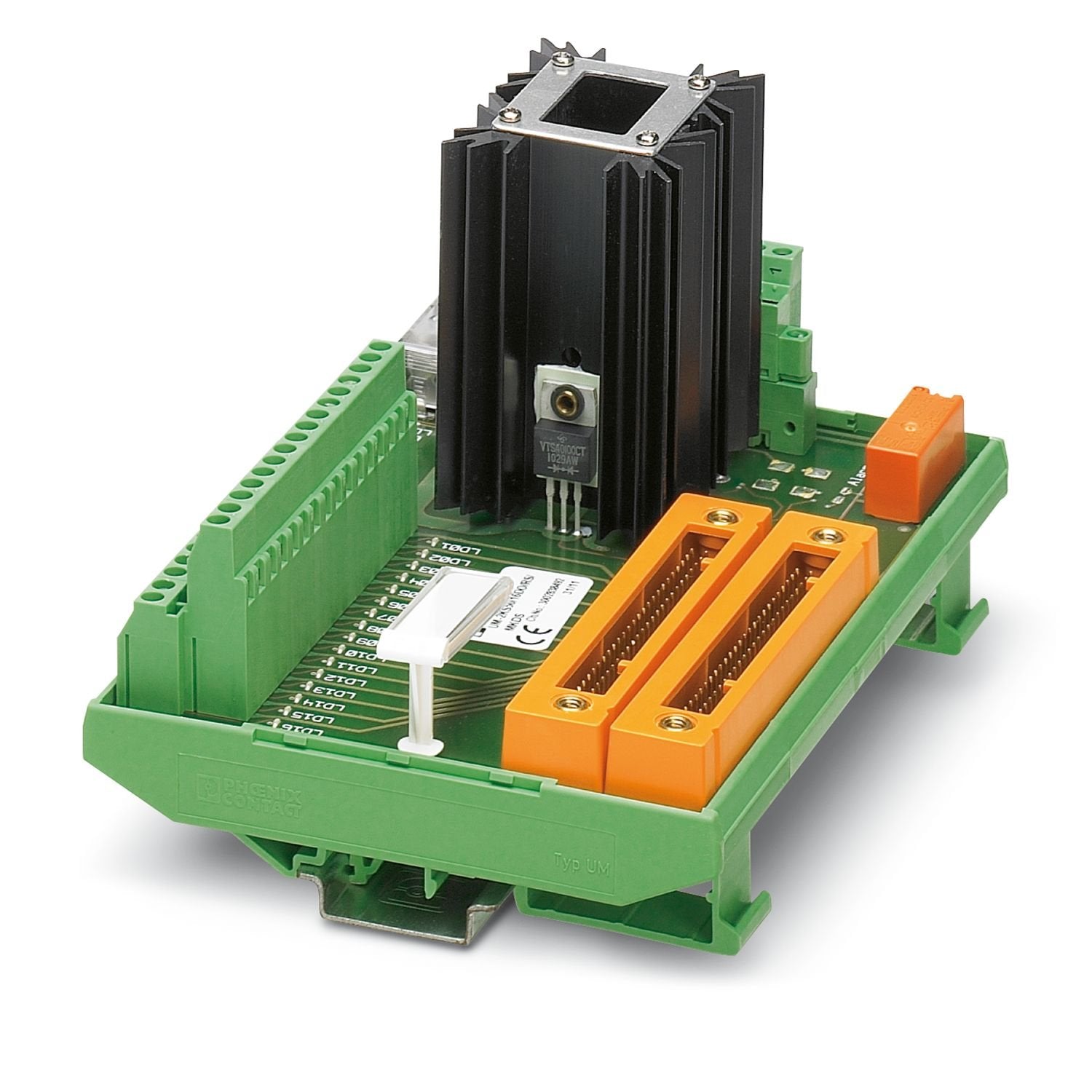 16-channel digital output module with screw connection and redundant voltage supply. Suitable for Yokogawa SDV 541 card.