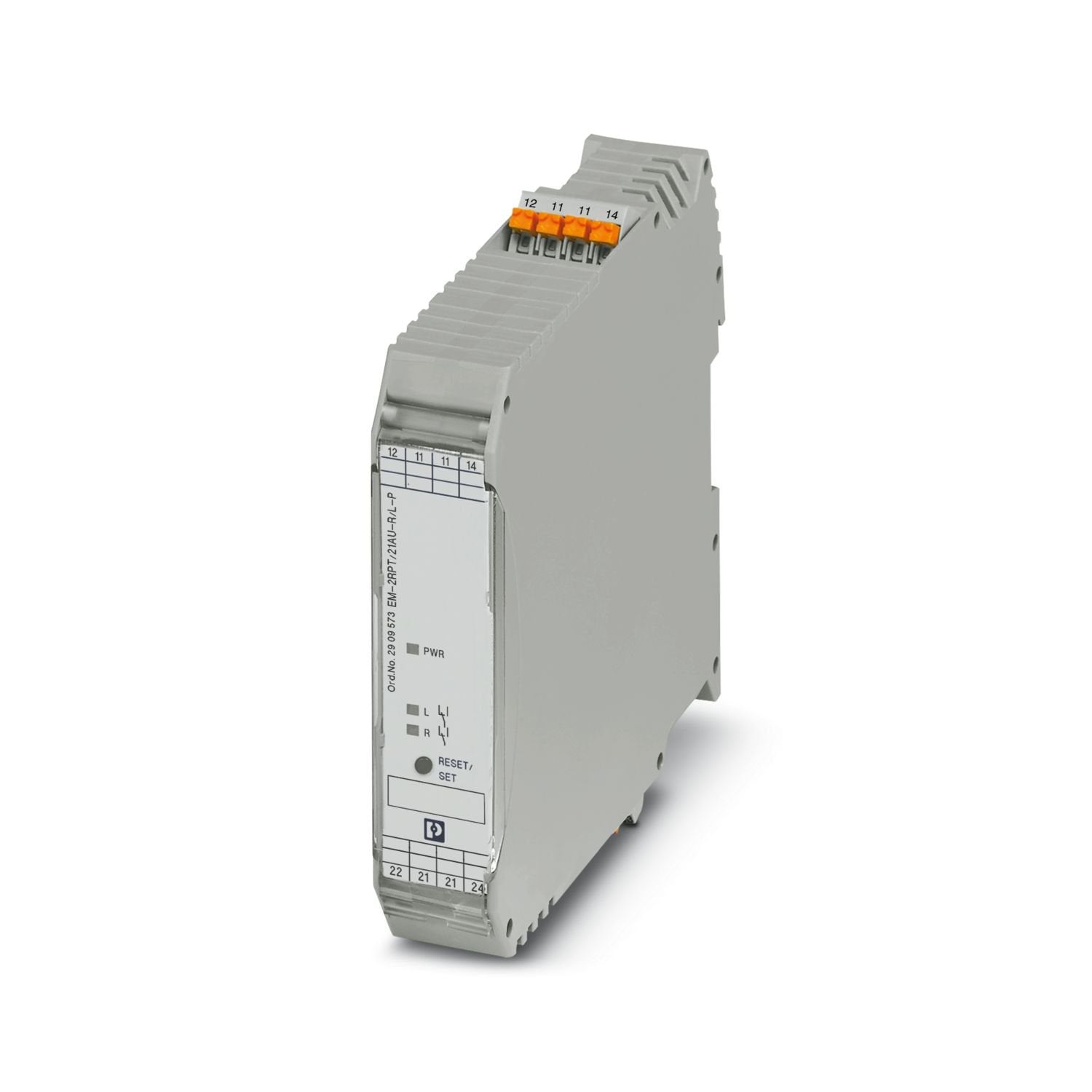 Relay extension module for ELR-...-P hybrid motor starters, feedback of forward and reverse running when control signal is present, Push-in connection, DIN rail connector included