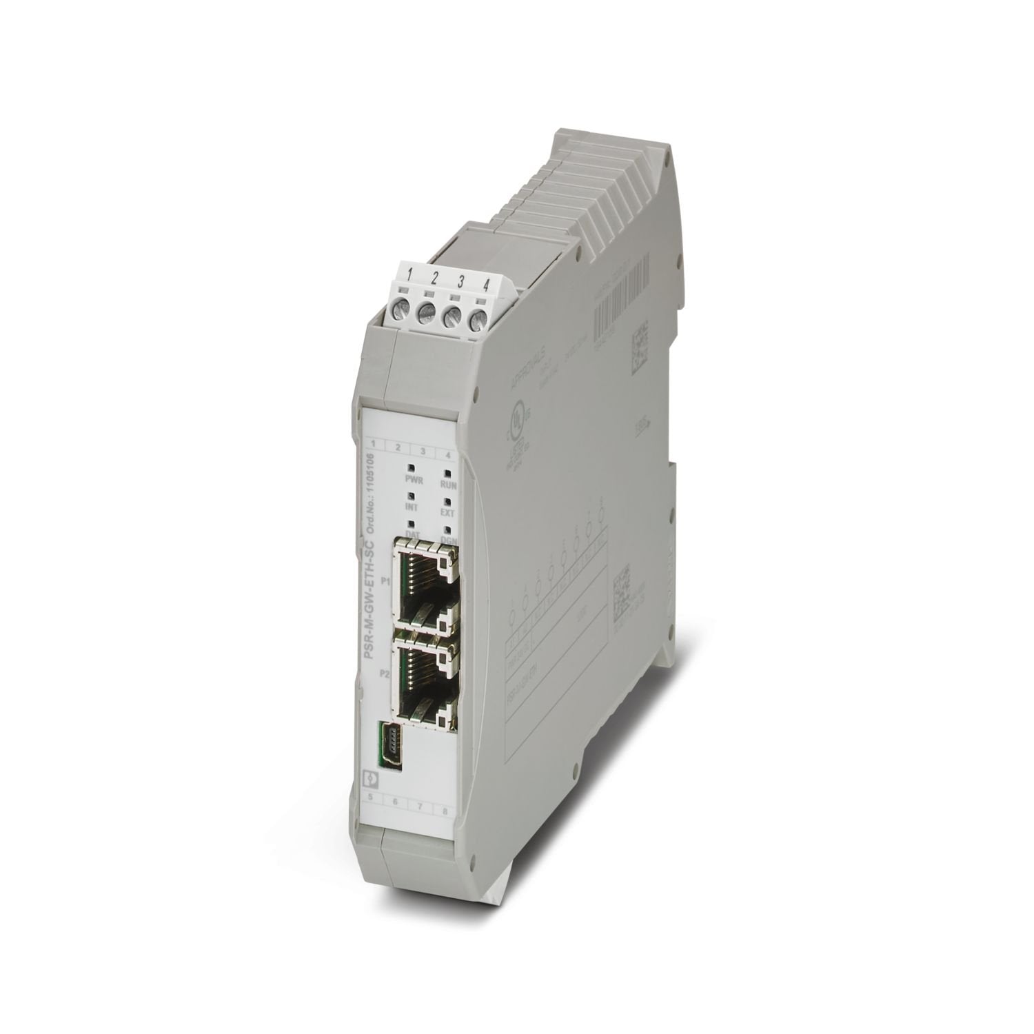Gateway for connecting a PSR-M base module to a higher-level controller, EtherNet/IP™, TBUS interface, plug-in screw terminal block, TBUS connector included