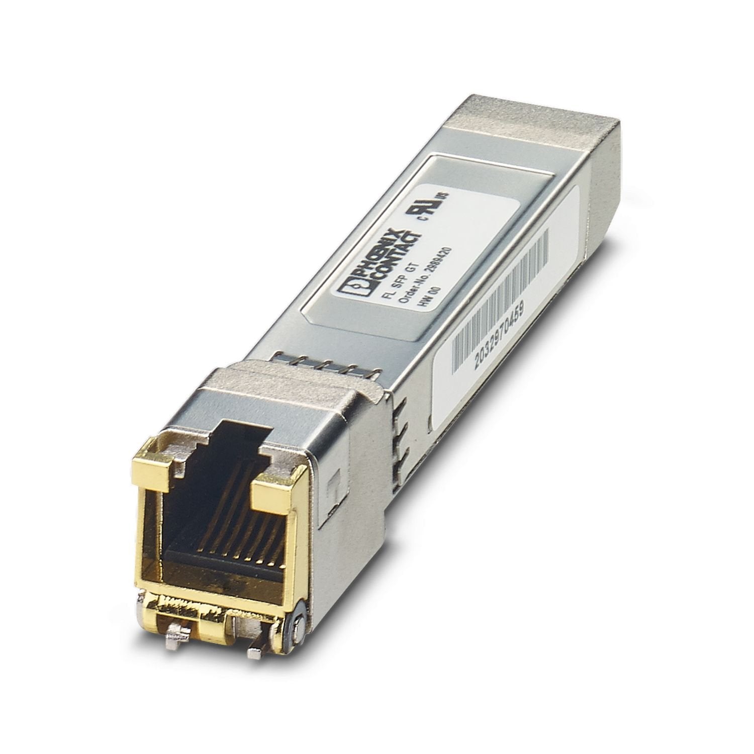 Gigabit SFP module for transmission up to 100 m.