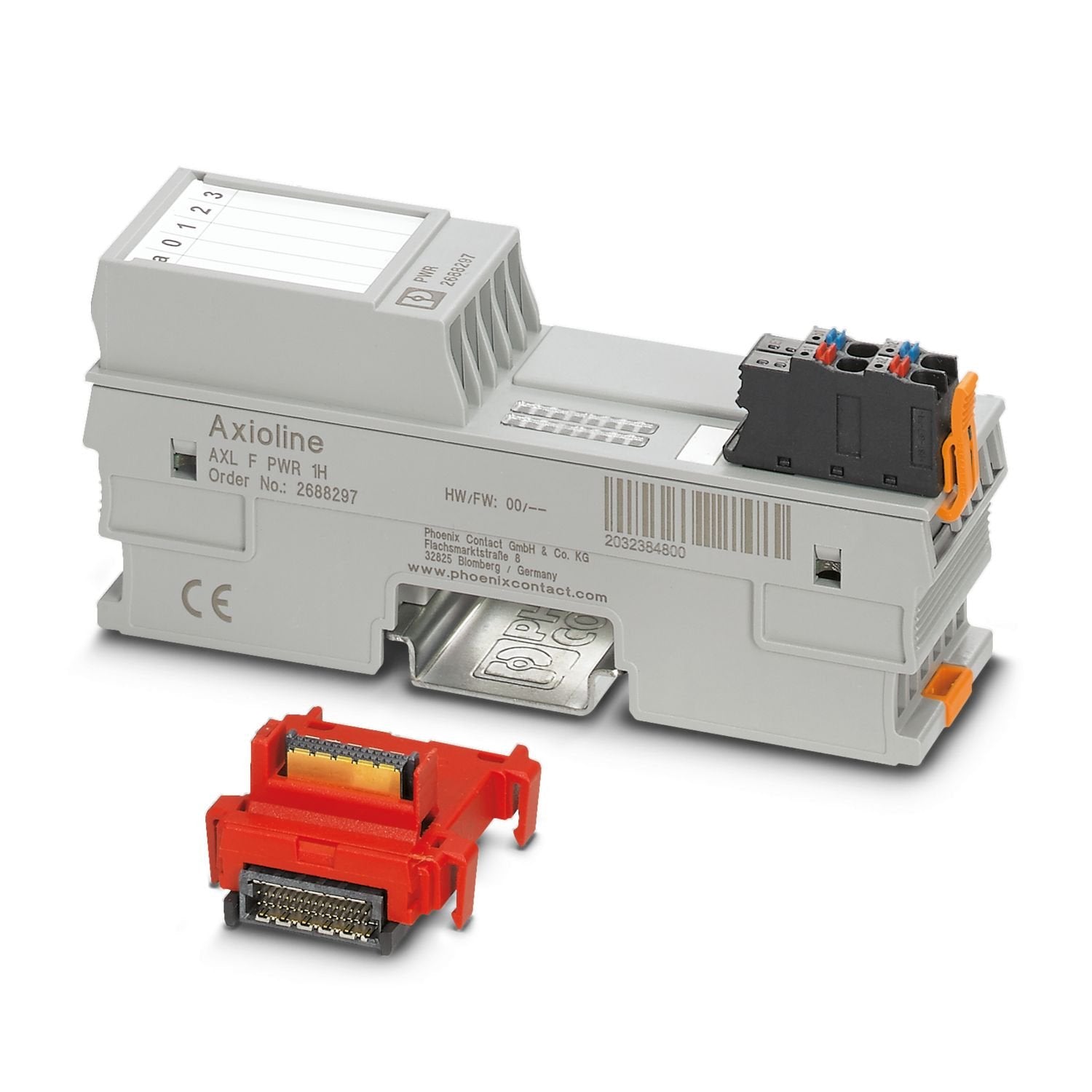 Axioline F, Power module for the logic supply U Bus , max. 4 A, transmission speed in the local bus: 100 Mbps, degree of protection: IP20, including bus base module and Axioline F connector